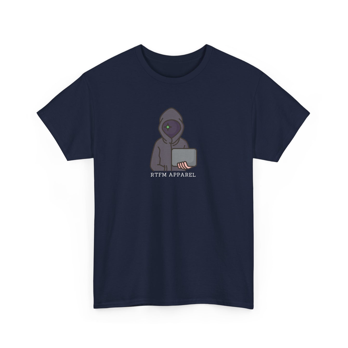 RTFM Apparel Hacker Hoodie Graphic - Tech, IT, Cyber Security Humor Shirt