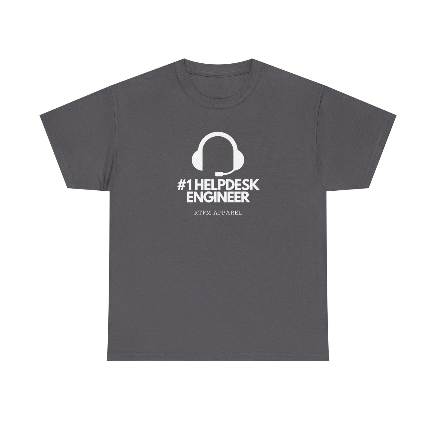 #1 Helpdesk Engineer Headset RTFM Apparel - Funny Tech, IT, Sysadmin