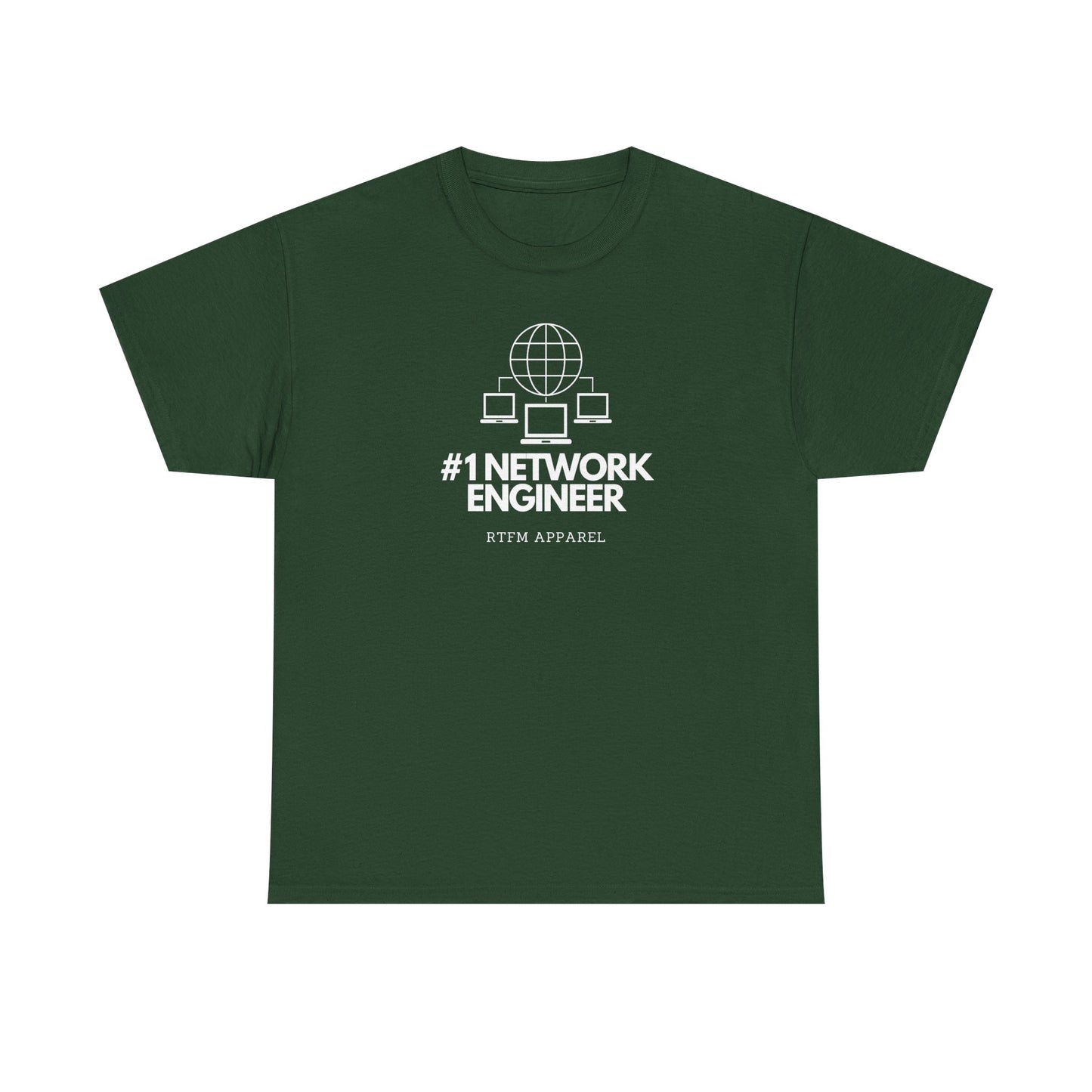 #1 Network Engineer RTFM Apparel - Funny Sysadmin, IT Pro, Network Shirt