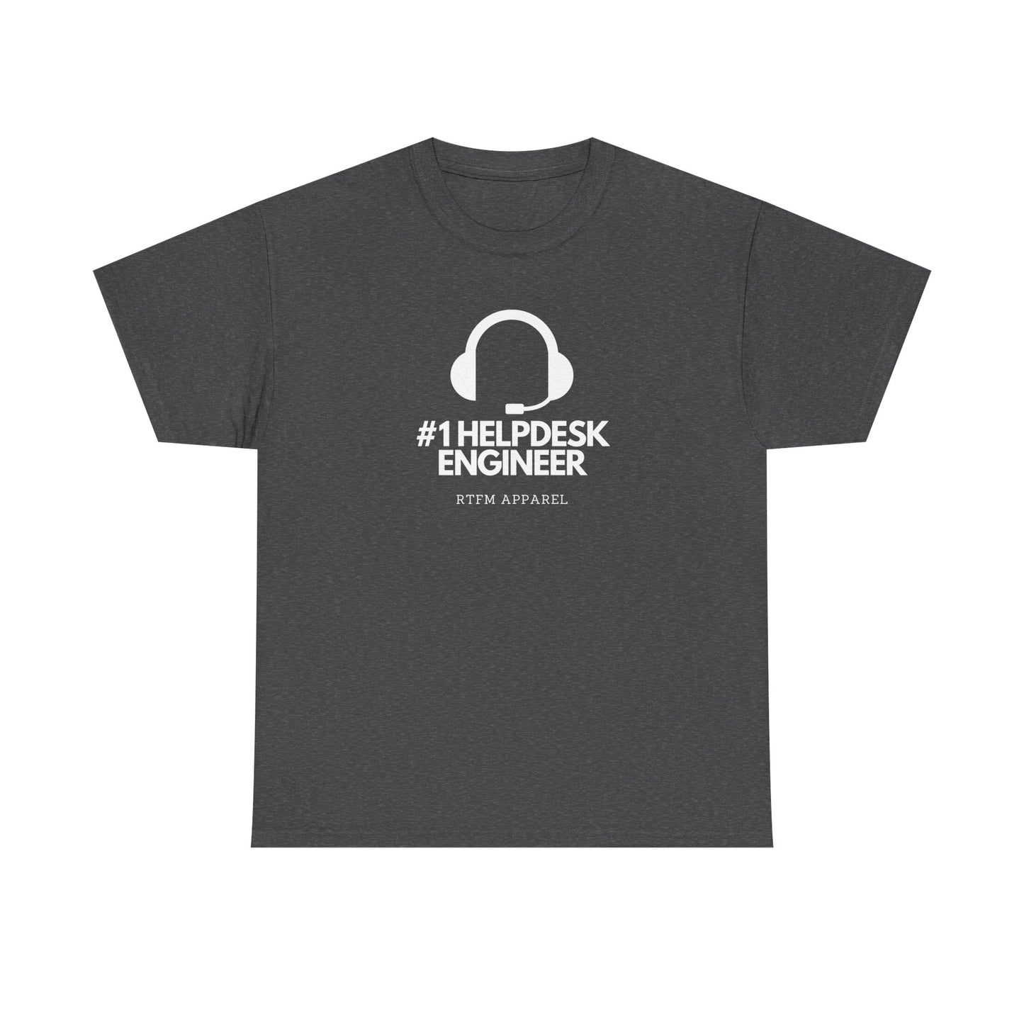 #1 Helpdesk Engineer Headset RTFM Apparel - Funny Tech, IT, Sysadmin