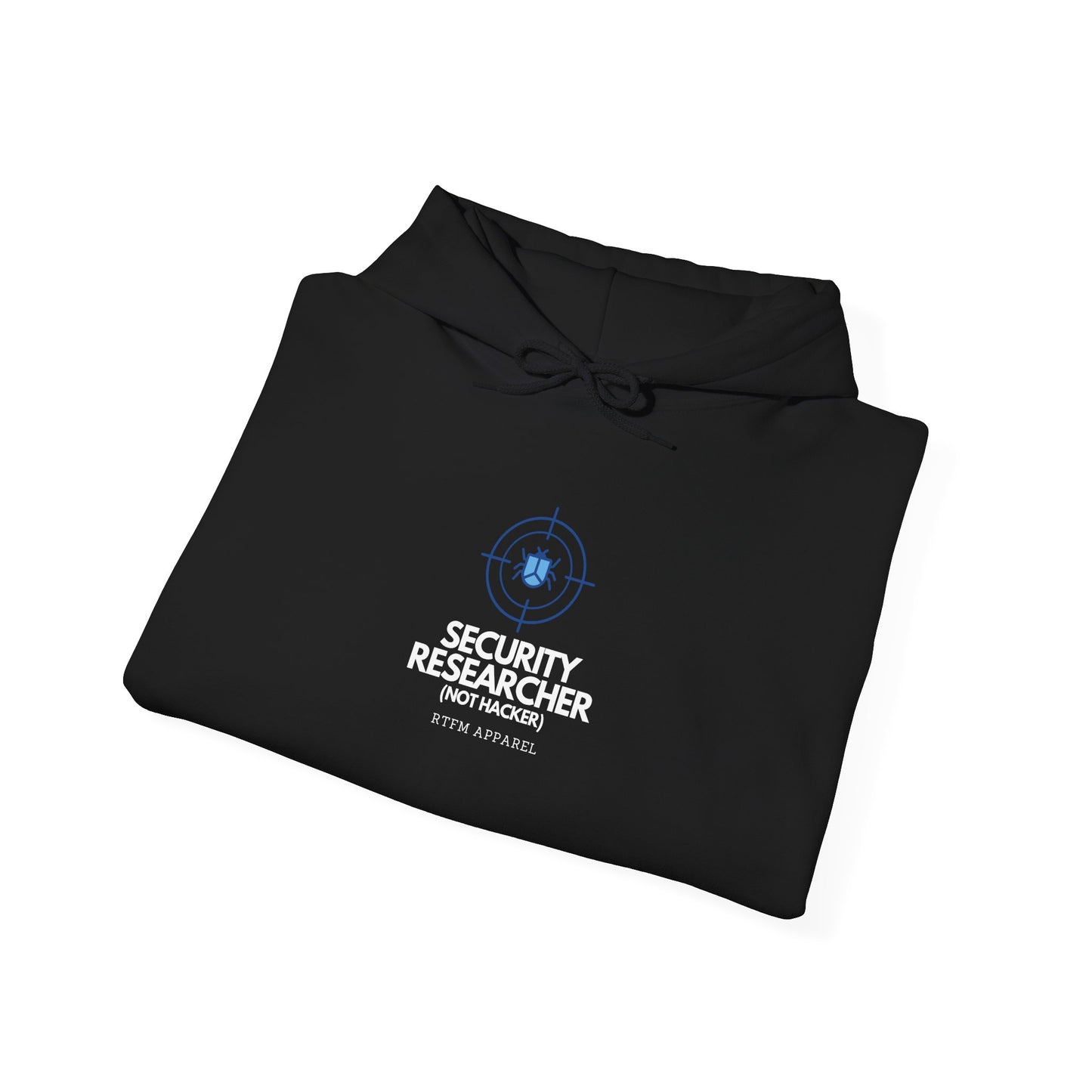 Security Researcher Not Hacker Bug RTFM Apparel Hoodie