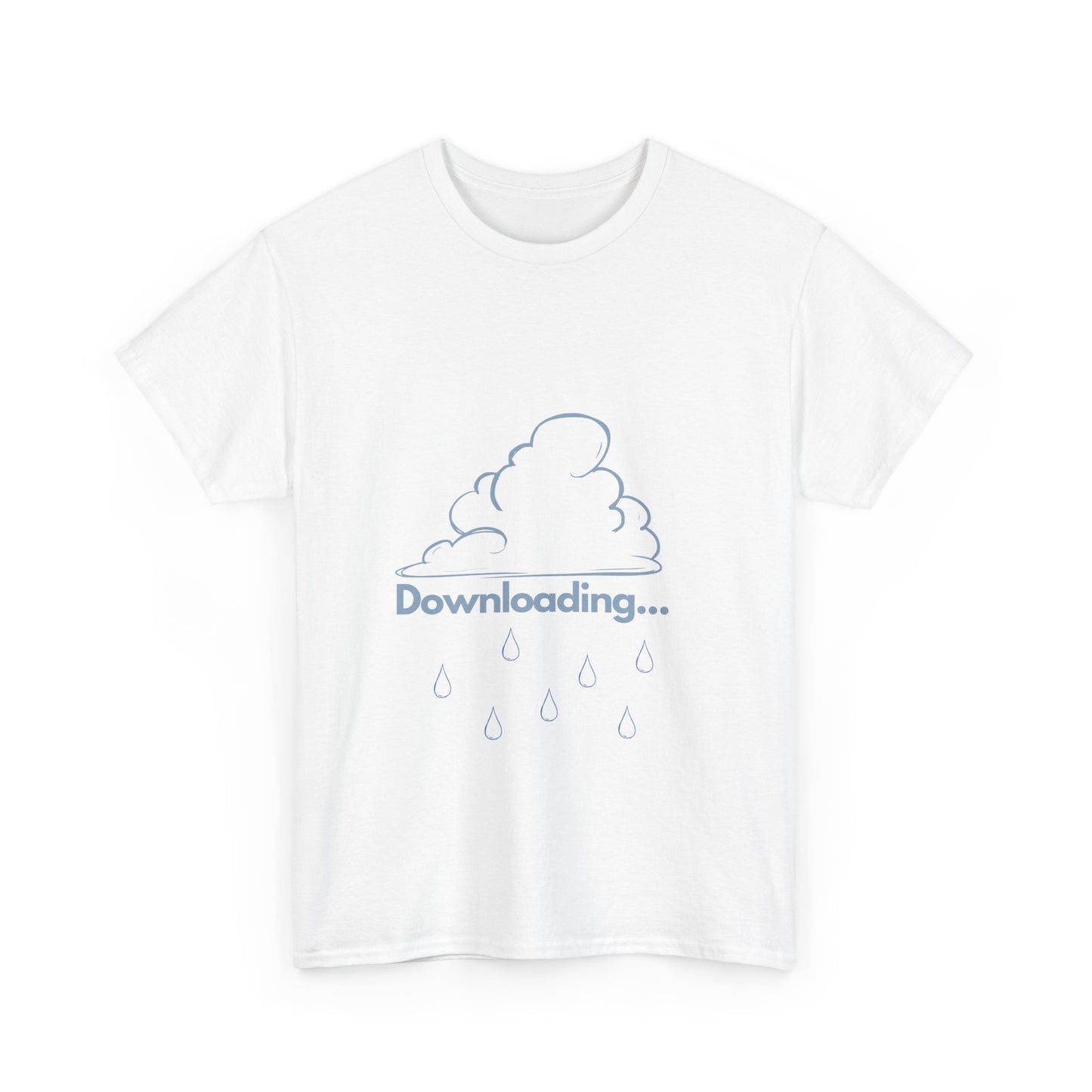 Downloading Cloud Raindrops - Tech Geek Humor
