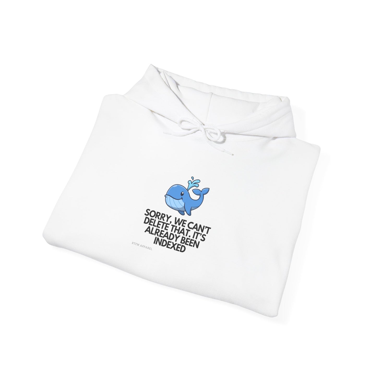 Playful Whale Tech Hoodie - DevOps, Docker, Cloud Fun