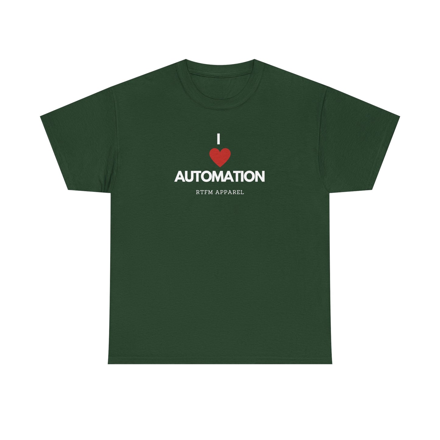I Love Automation - RTFM Apparel, DevOps Engineer, Tech Humor, IT Professional Gift