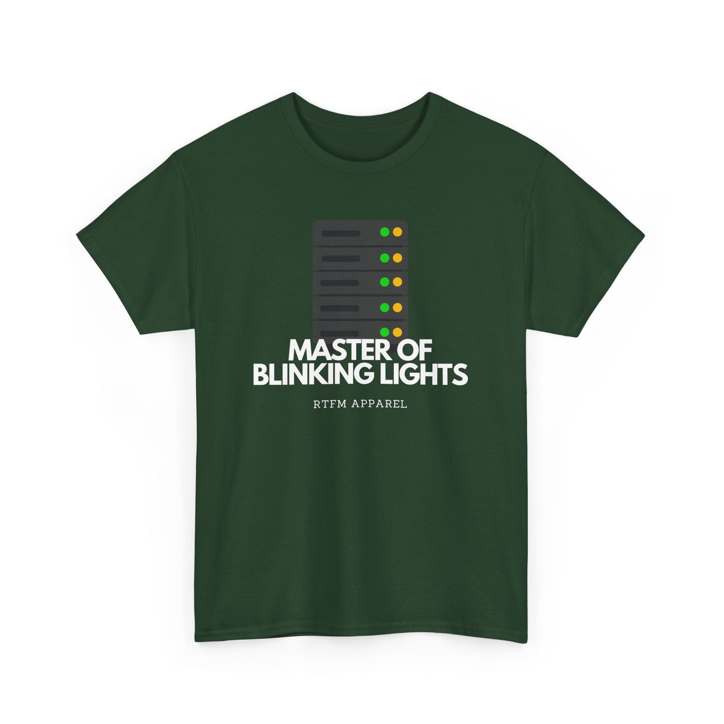 Master Of Blinking Lights - Sysadmin, IT, DevOps, Server Rack Funny