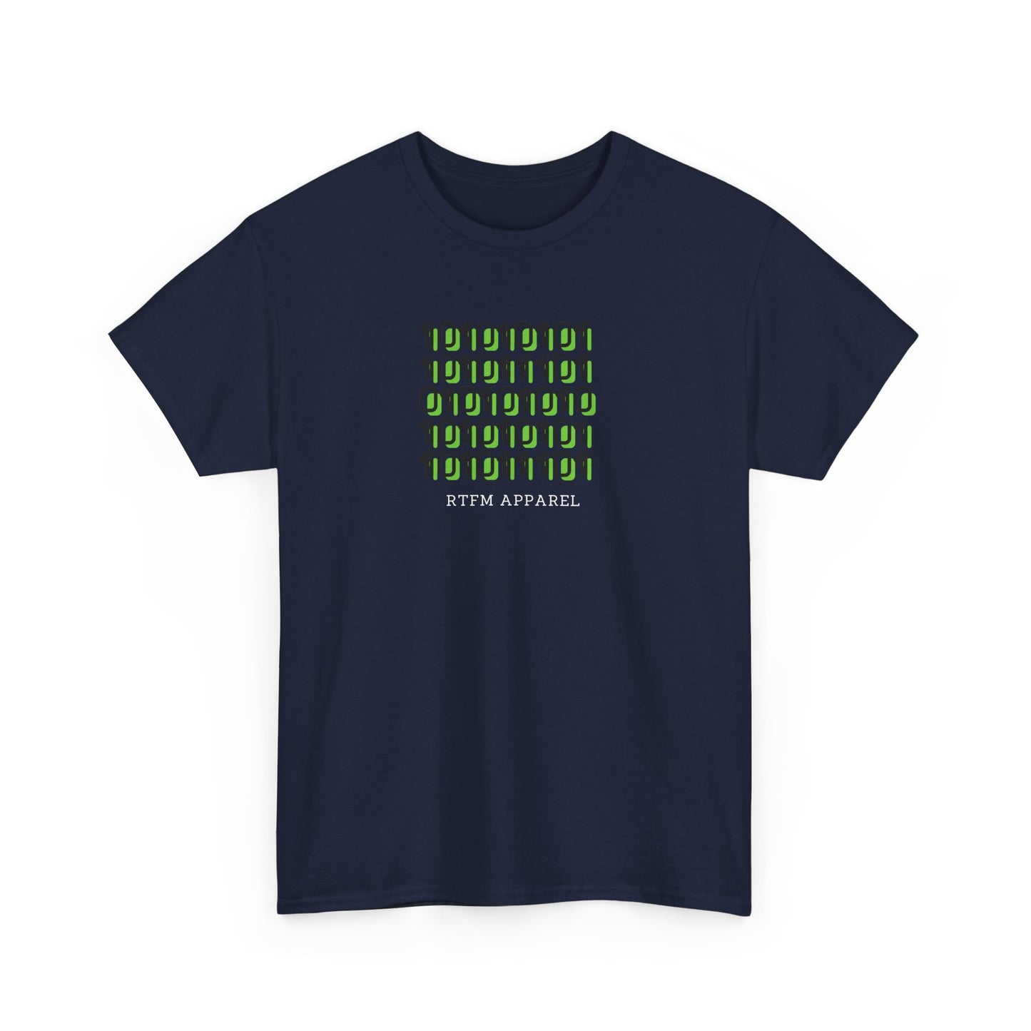 RTFM Binary Code Geek Humor T-Shirt - DevOps, Sysadmin, Tech Nerd, 2025 Design