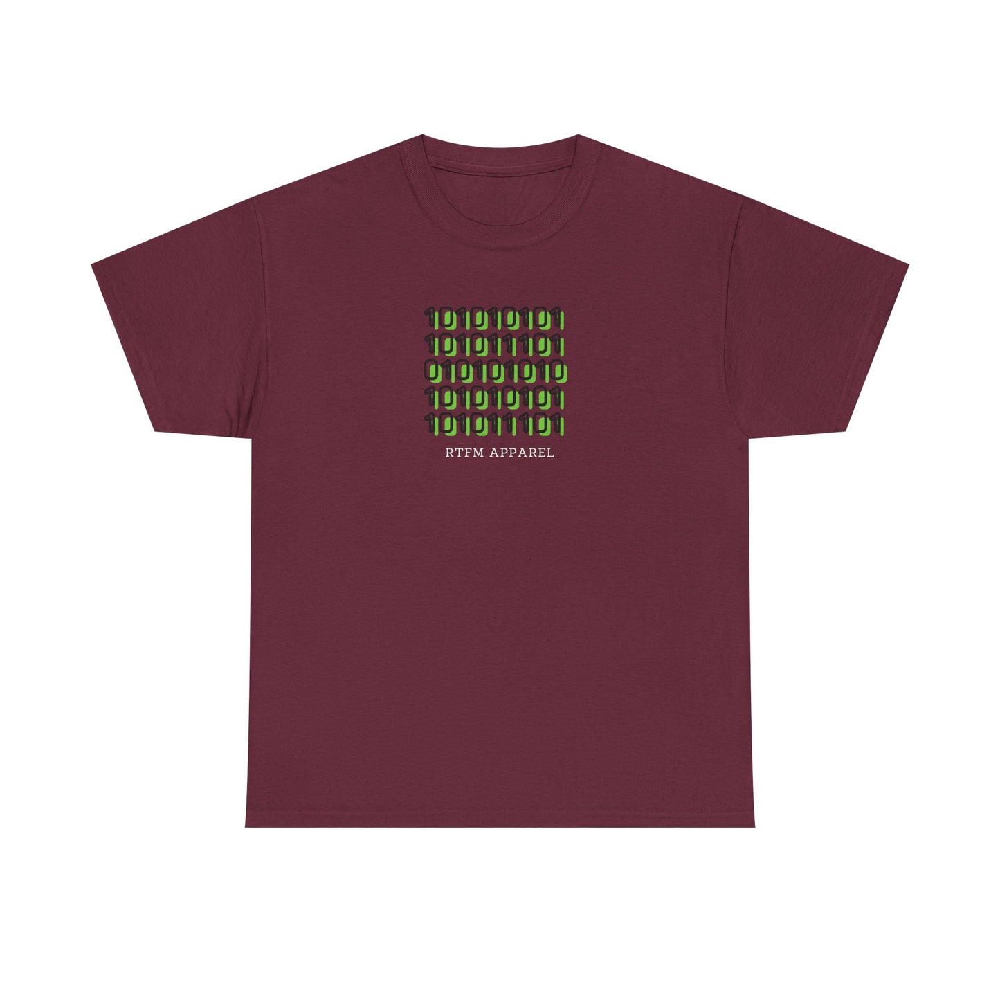 RTFM Binary Code Geek Humor T-Shirt - DevOps, Sysadmin, Tech Nerd, 2025 Design