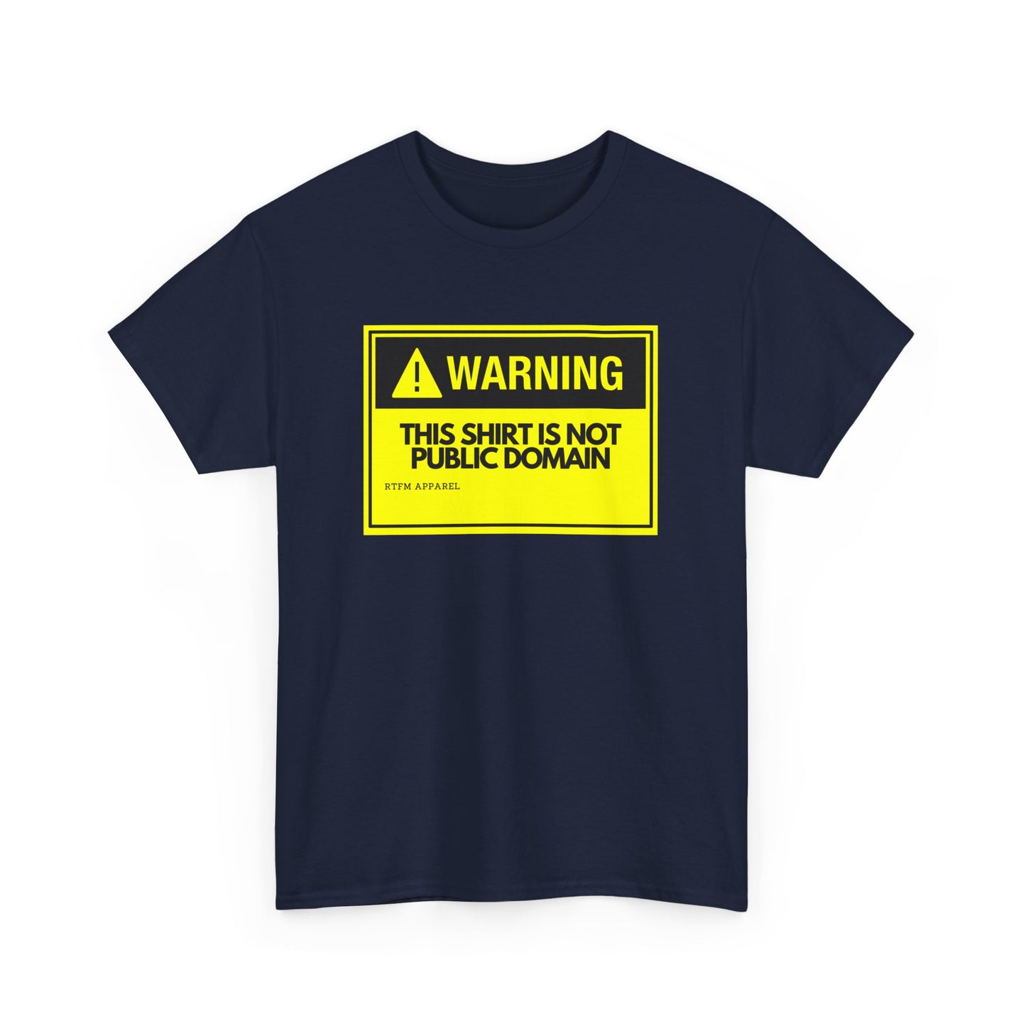 Warning This Shirt Is Not Public Domain Funny Sysadmin IT Tech Geek Gift