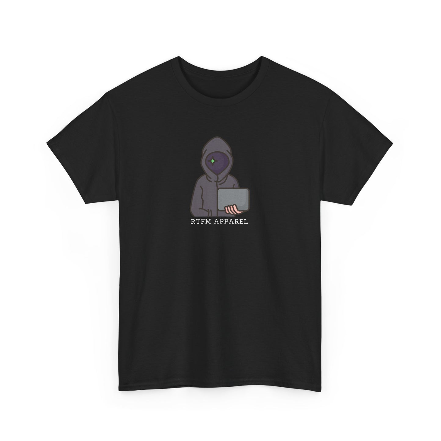 RTFM Apparel Hacker Hoodie Graphic - Tech, IT, Cyber Security Humor Shirt