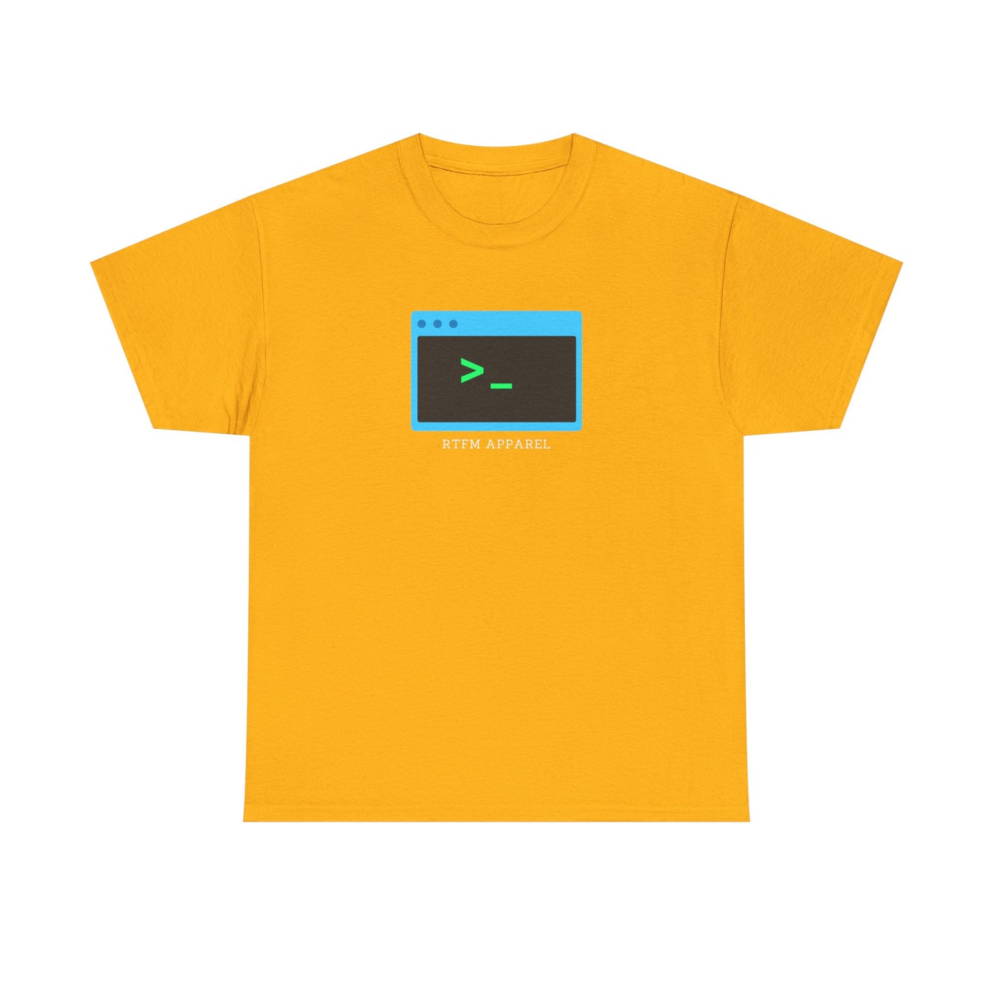 RTFM Terminal Command Nerd Humor T-Shirt - Geek, Sysadmin, IT Crowd, Developer, Programmer, Fun Tee