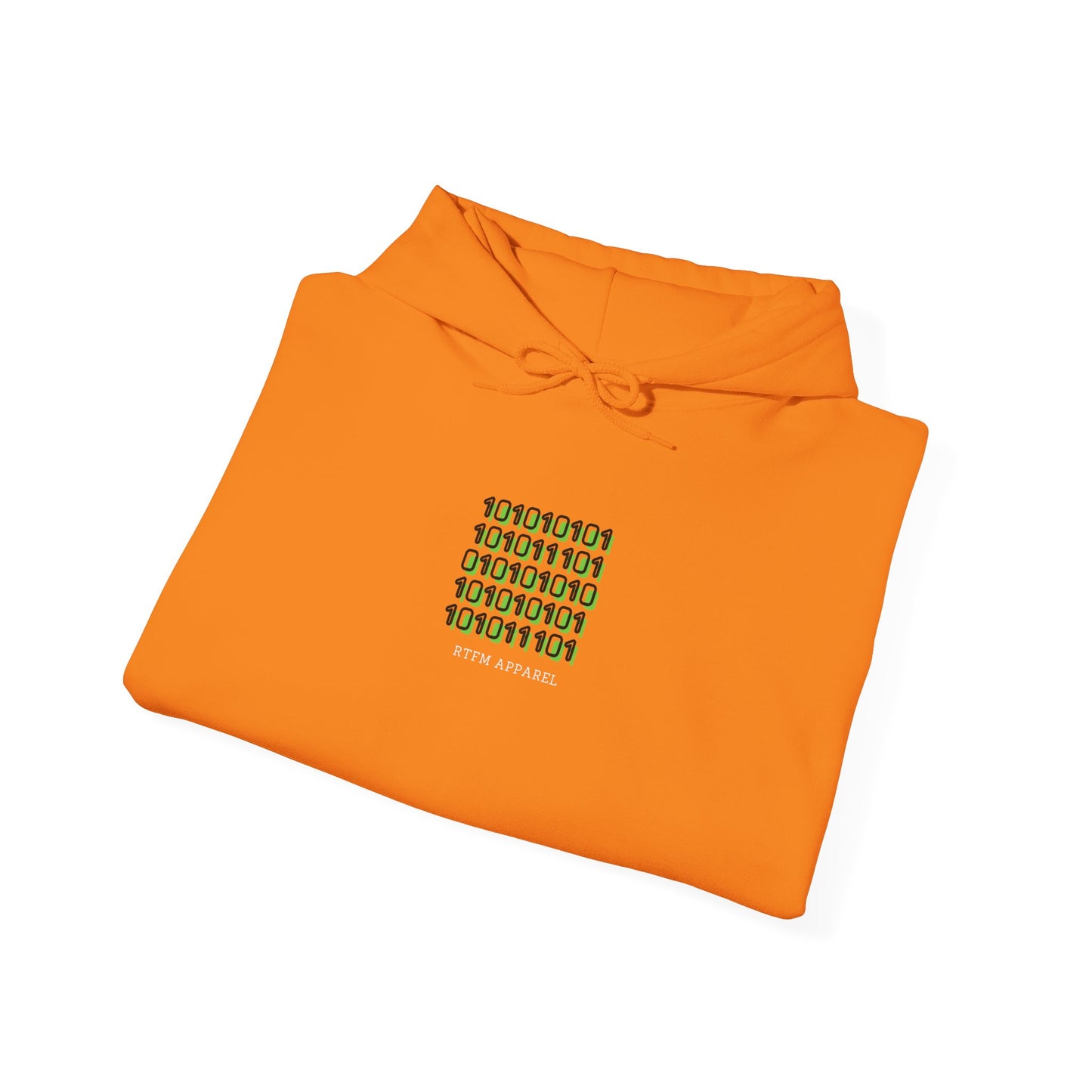 RTFM Binary Code Tech Lover's Hoodie - DevOps, Cyber Security, Sysadmin Style