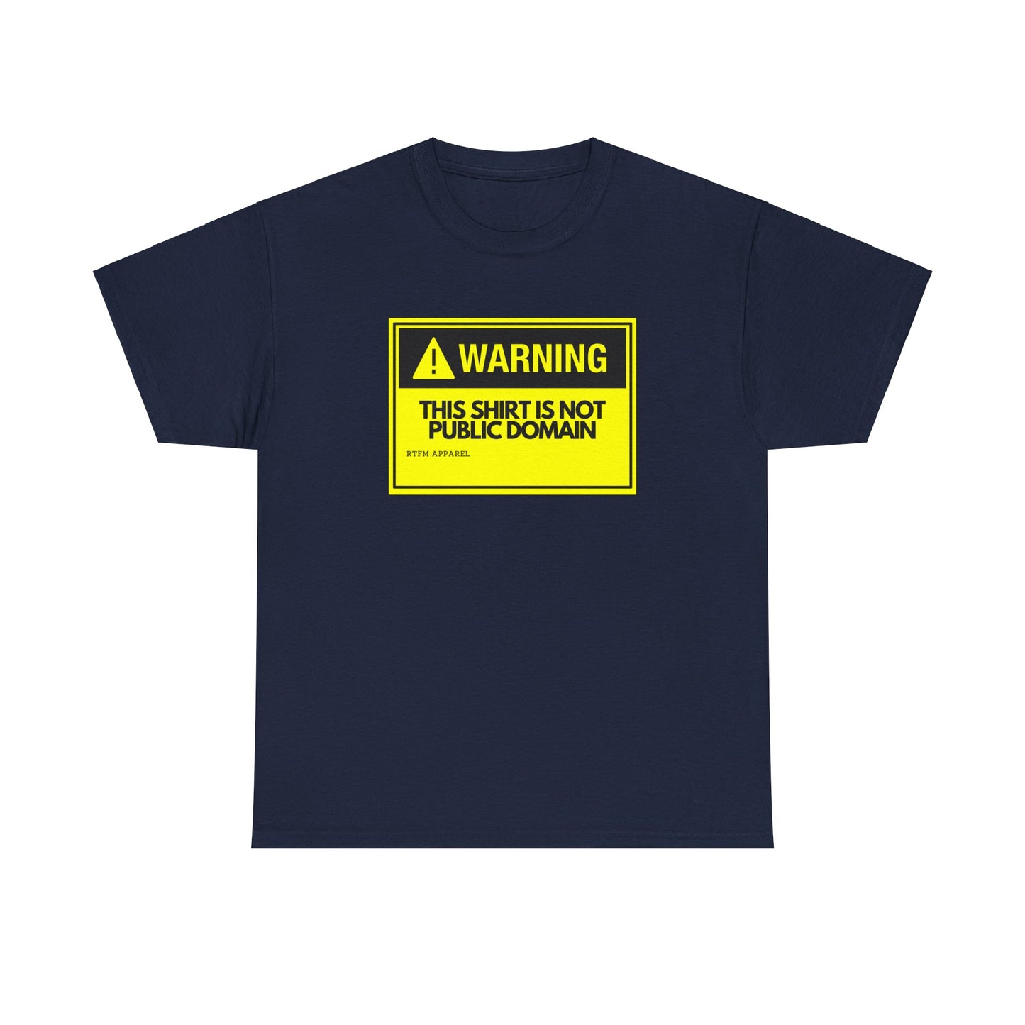 Warning This Shirt Is Not Public Domain Funny Tech Humor