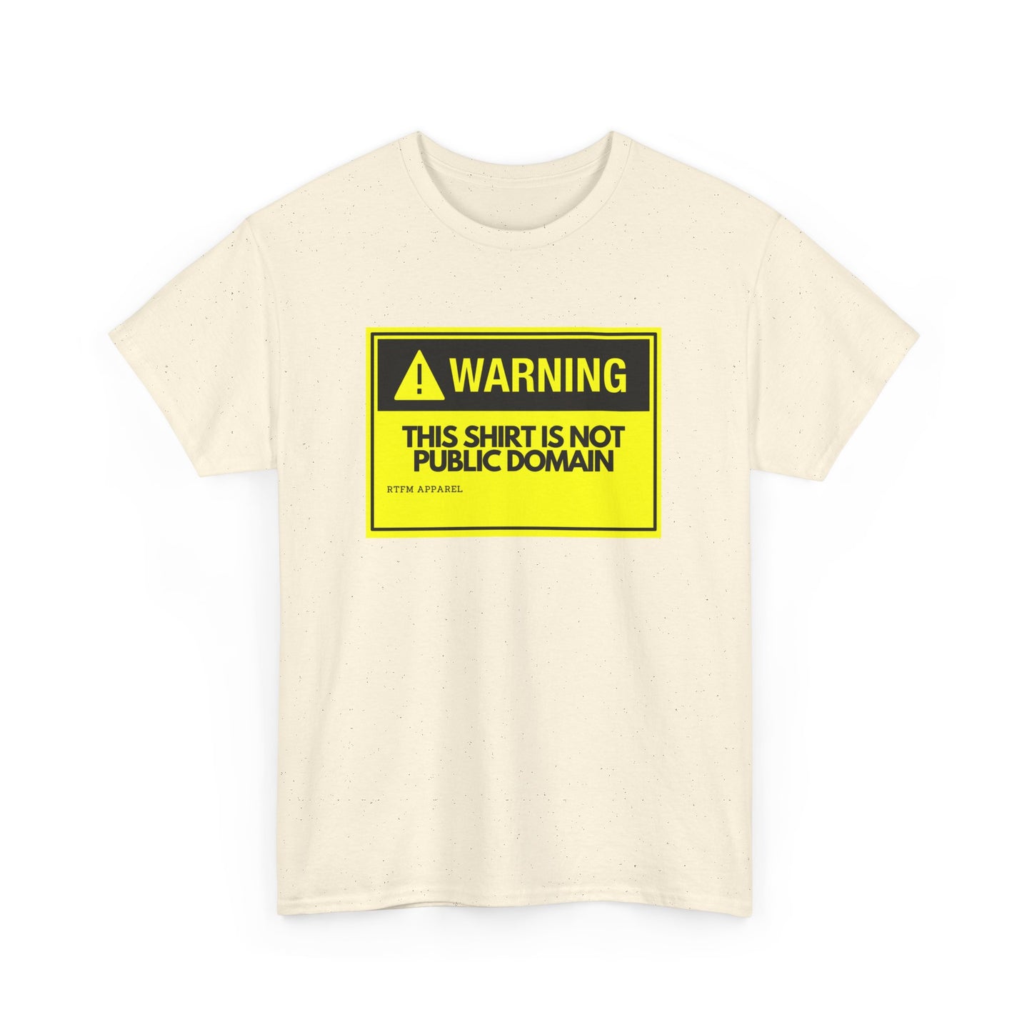 Warning This Shirt Is Not Public Domain Funny Tech Humor