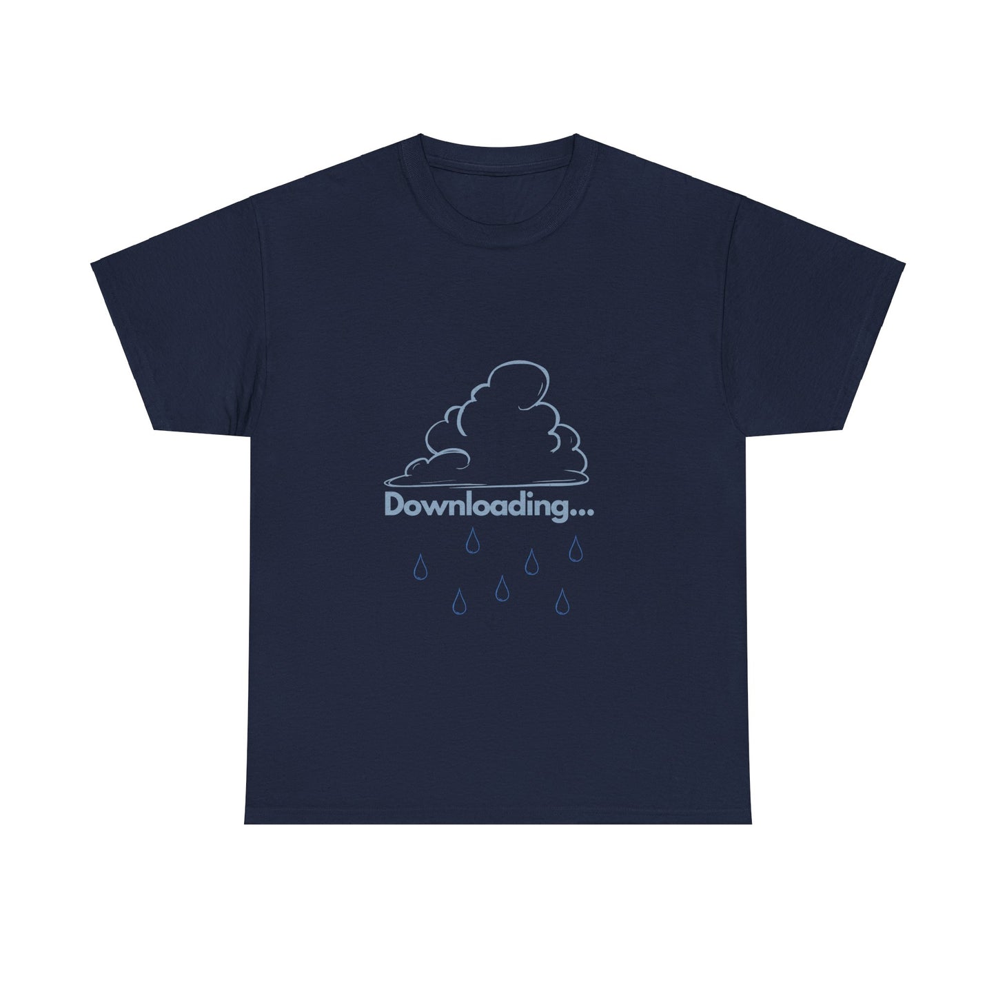 Downloading Cloud Raindrops - Tech Geek Humor