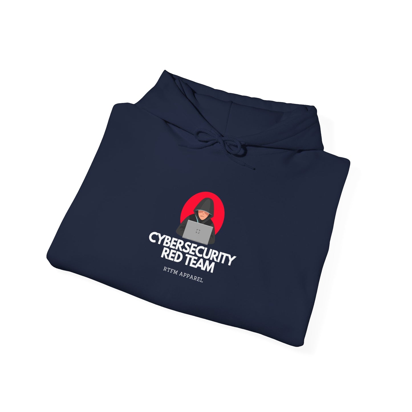 Cybersecurity Red Team Hoodie Hacker Lifestyle - Funny Tech Geek RTFM Apparel