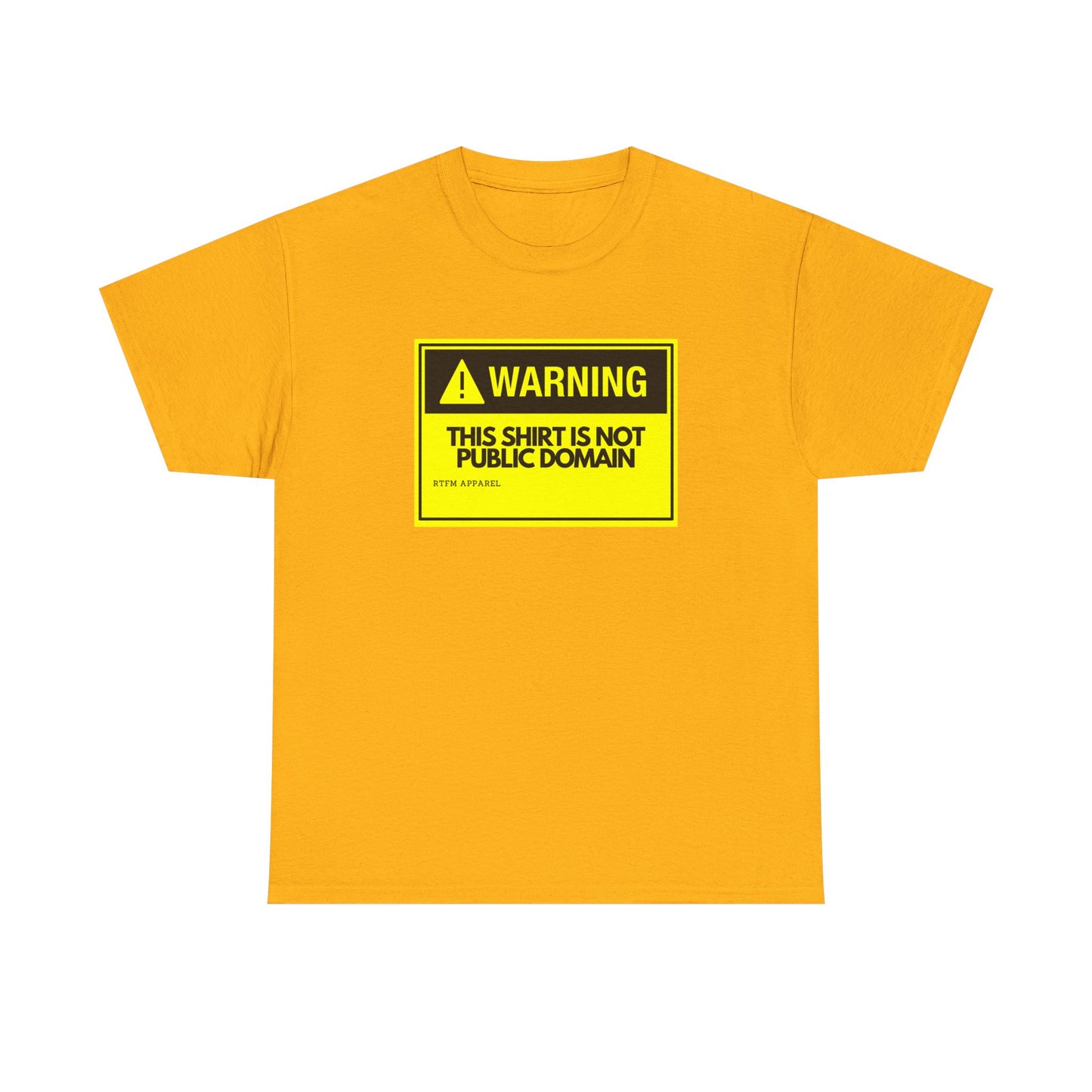 Warning This Shirt Is Not Public Domain Funny Sysadmin IT Tech Geek Gift