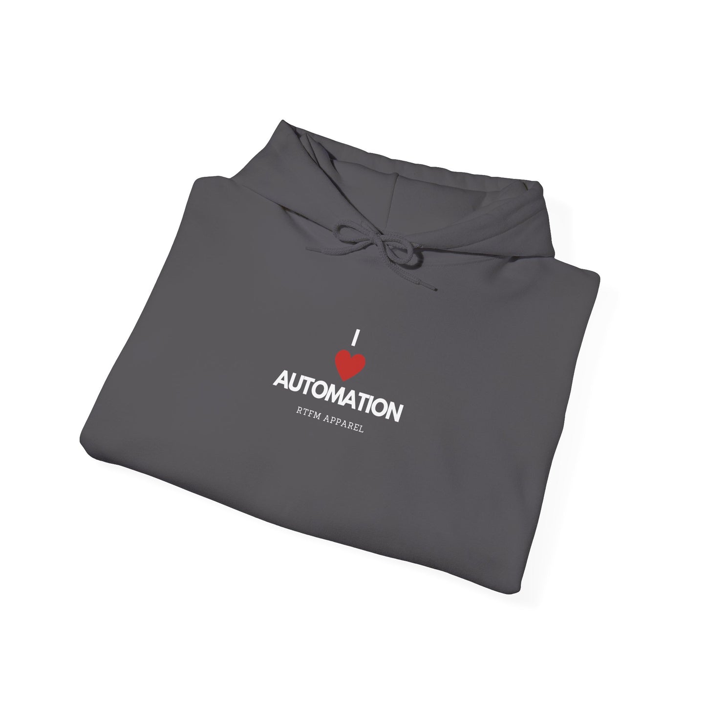 I Love Automation Hoodie - RTFM Apparel, DevOps, Tech Geek Gift, IT Specialist