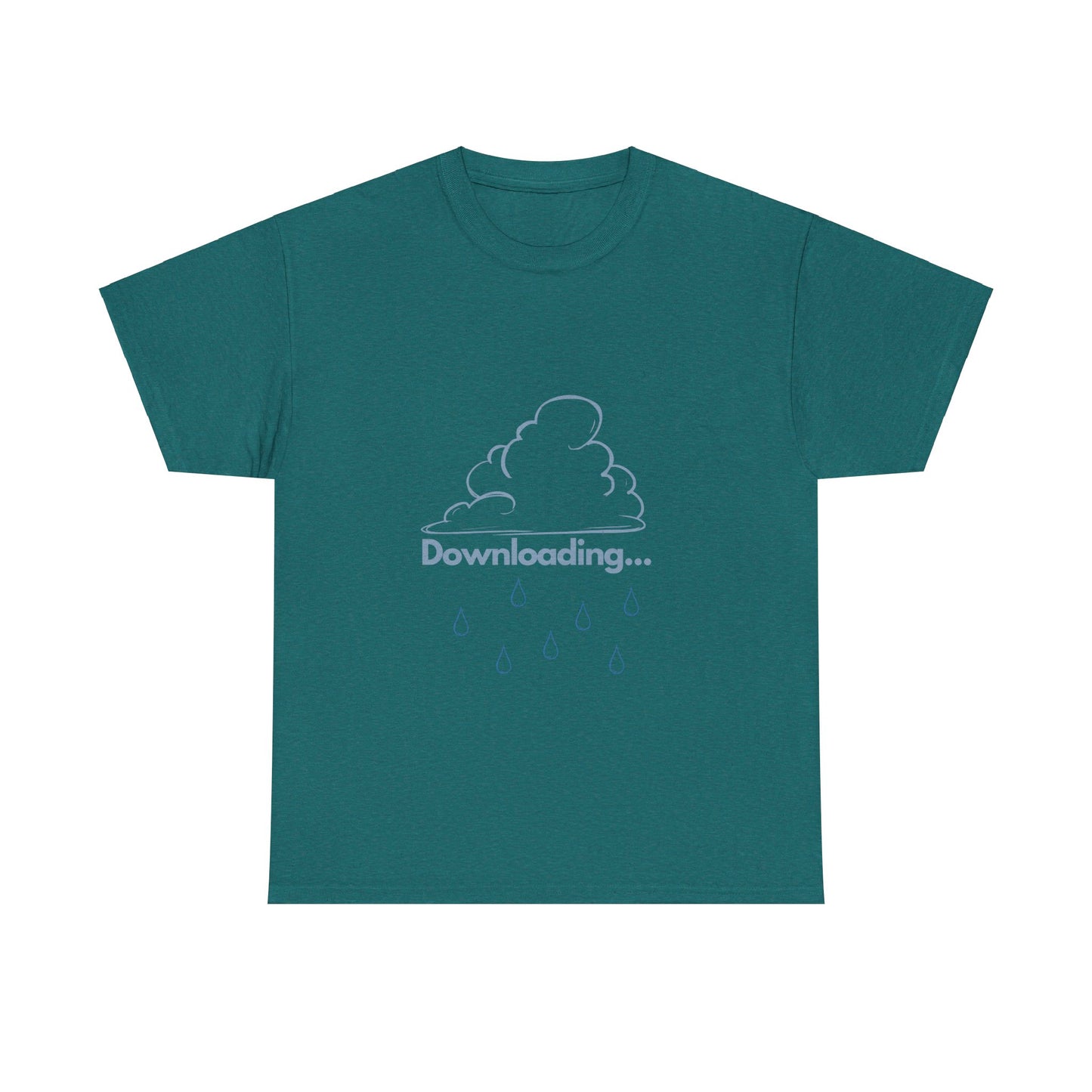 Downloading Cloud Raindrops - Tech Geek Humor