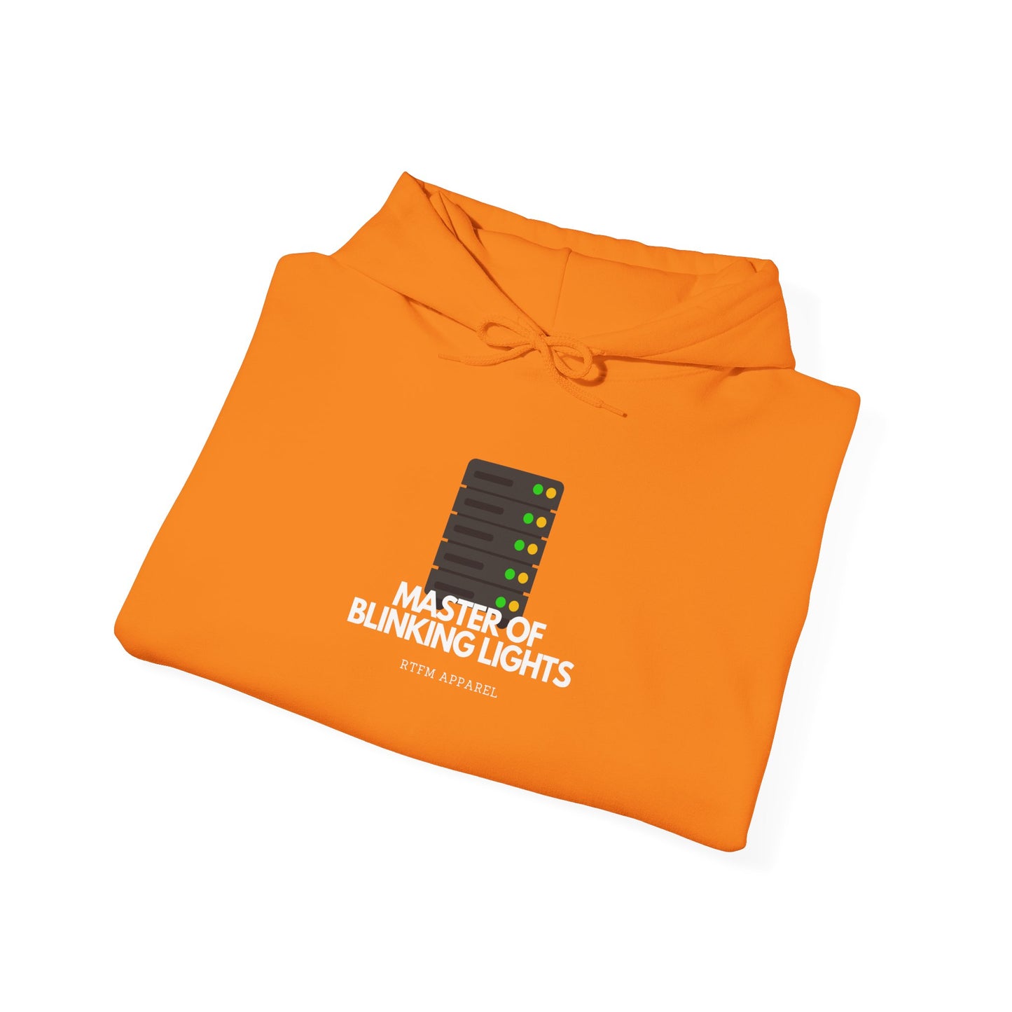 Master Of Blinking Lights Hoodie - IT Humor, RTFM Apparel, Tech Gift