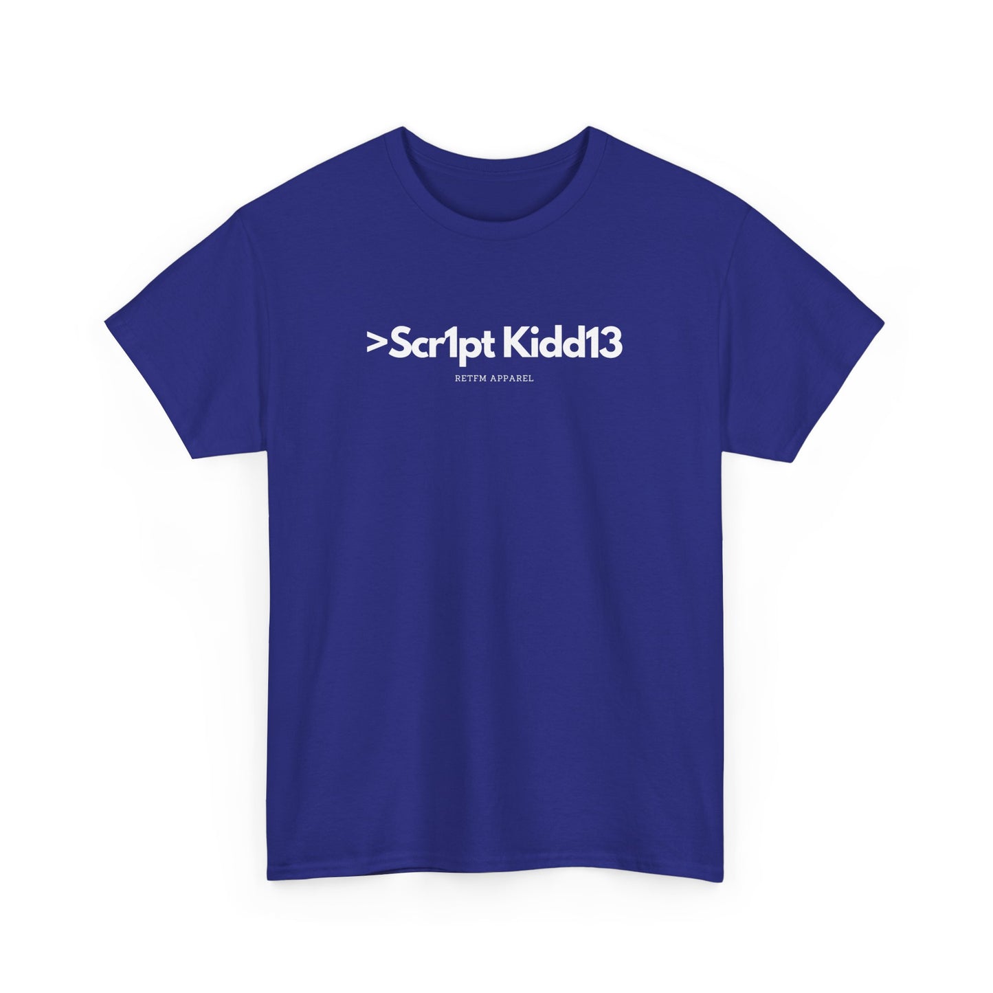 Script Kiddie RETFM Apparel Cyber Security Geek Humour