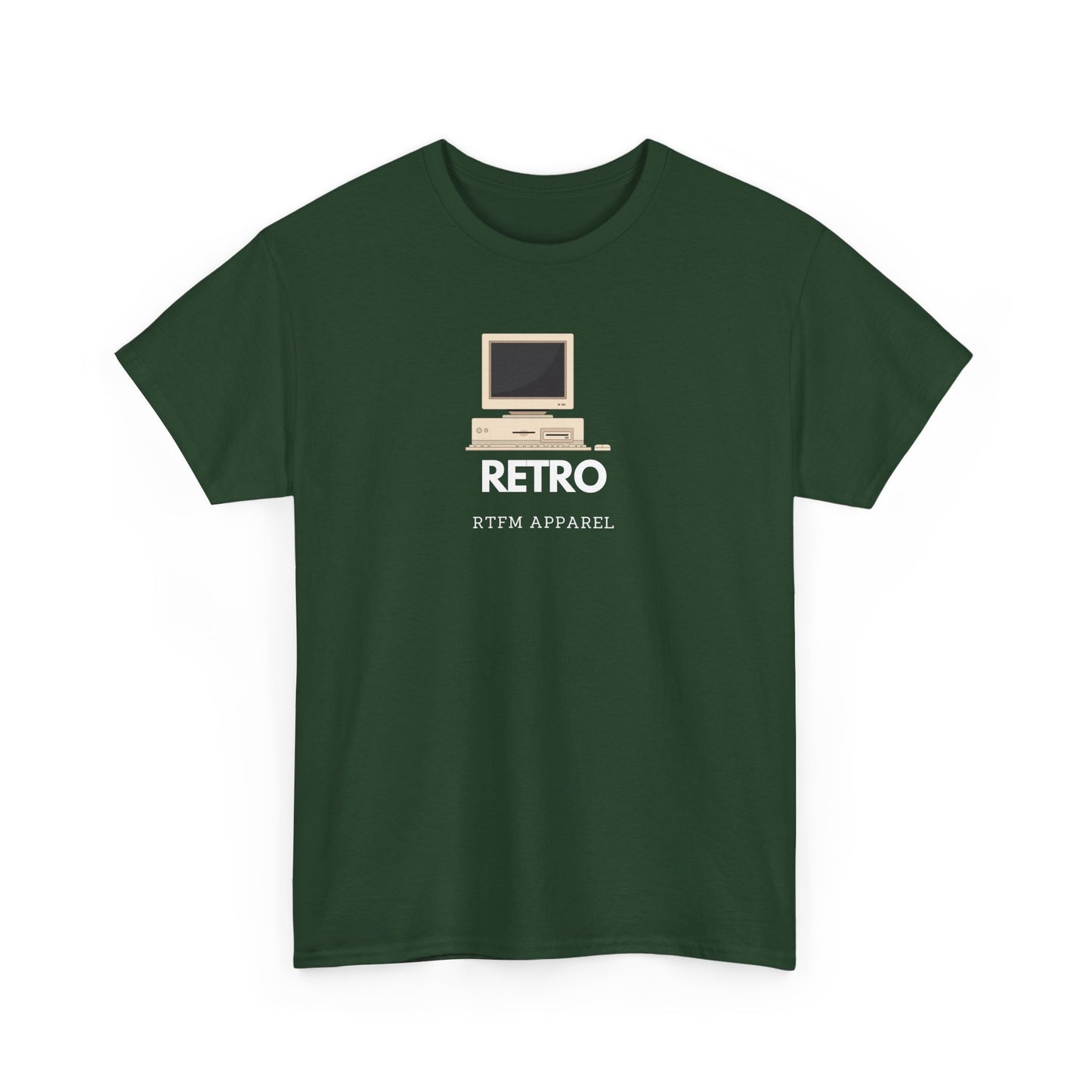 Retro RTFM Apparel - Vintage Computer Geek Humor Tshirt