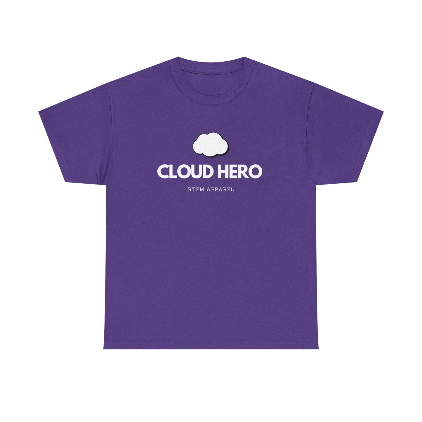 Cloud Hero RTFM Apparel - Funny Sysadmin, Cloud Engineer Humor Gift T-Shirt 2025