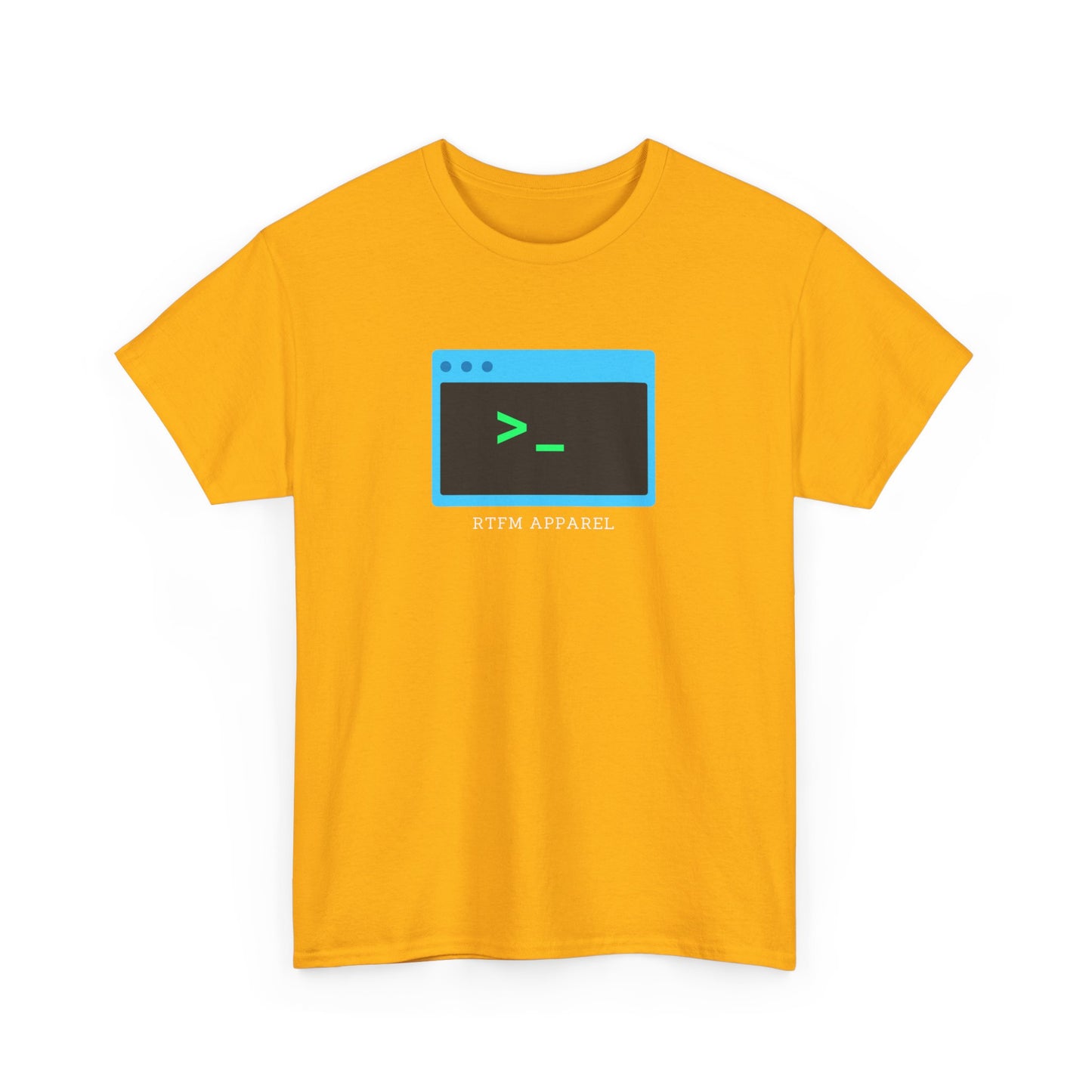 RTFM Terminal Command Nerd Humor T-Shirt - Geek, Sysadmin, IT Crowd, Developer, Programmer, Fun Tee