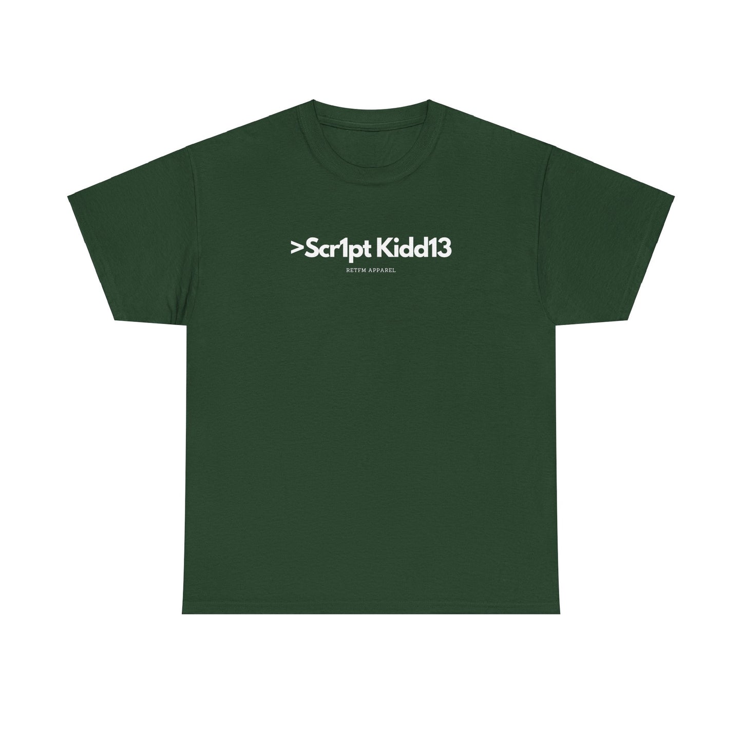 Script Kiddie RETFM Apparel Cyber Security Geek Humour