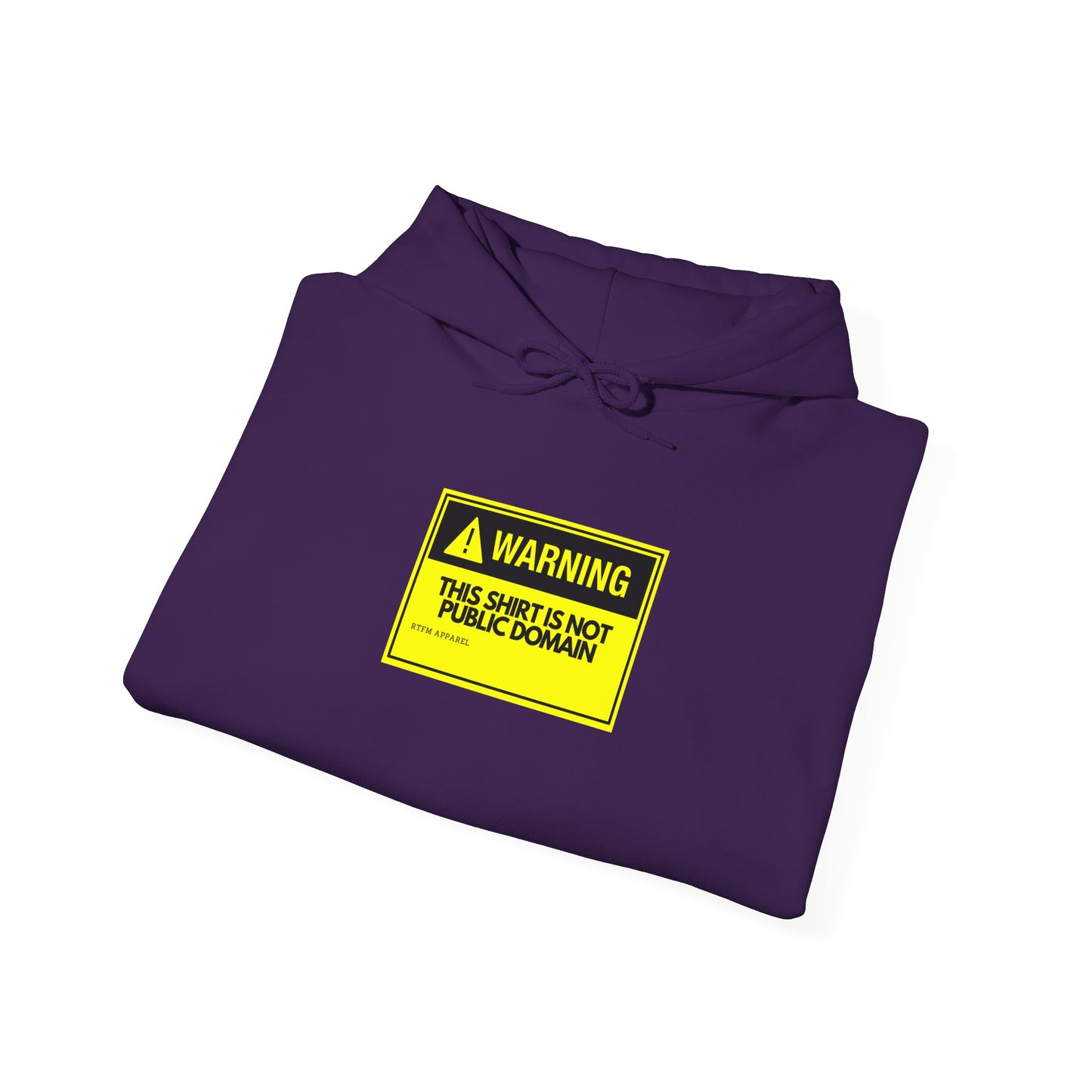 Warning This Hoodie Is Not Public Domain Funny Sysadmin IT Tech Geek Gift