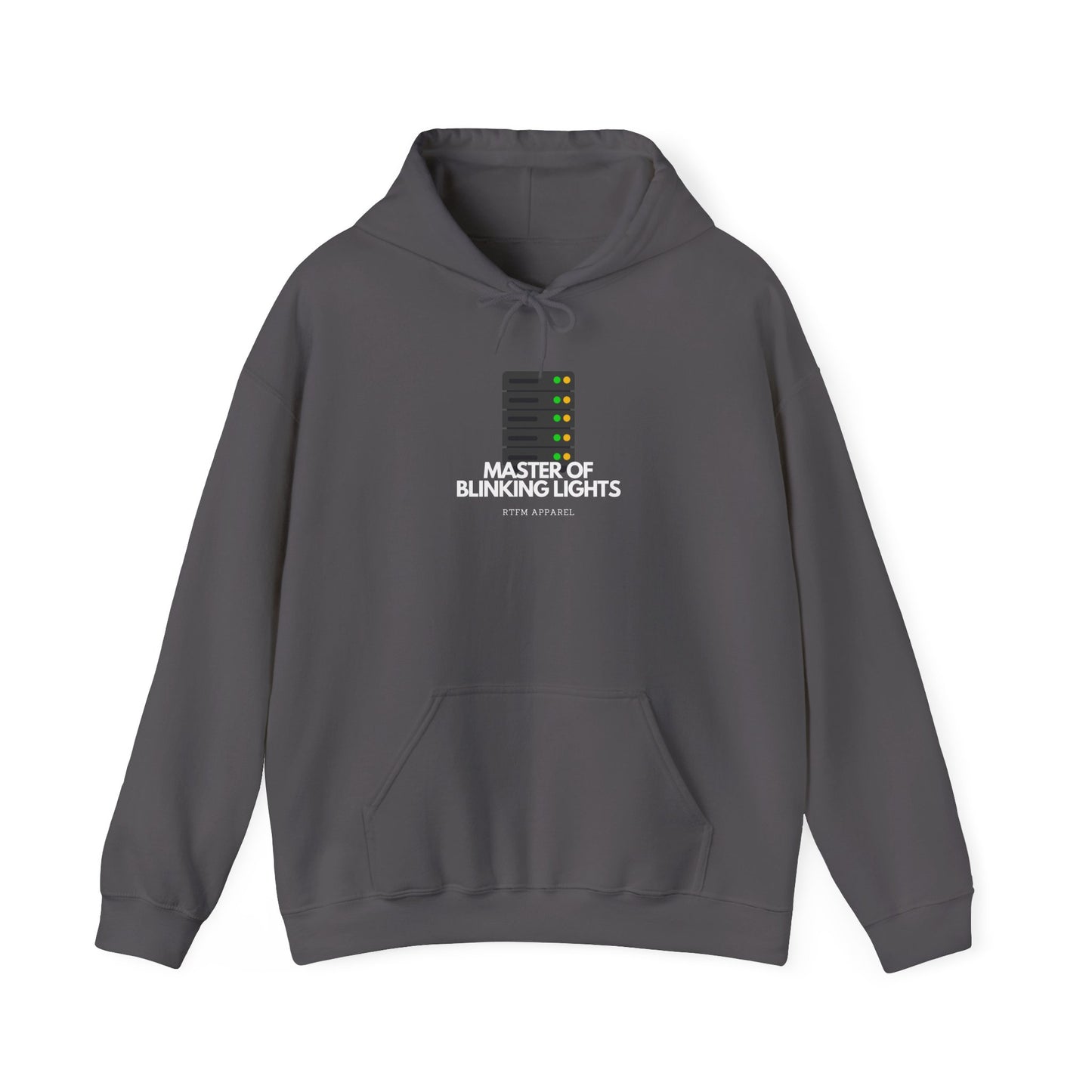 Master Of Blinking Lights Hoodie - IT Humor, RTFM Apparel, Tech Gift