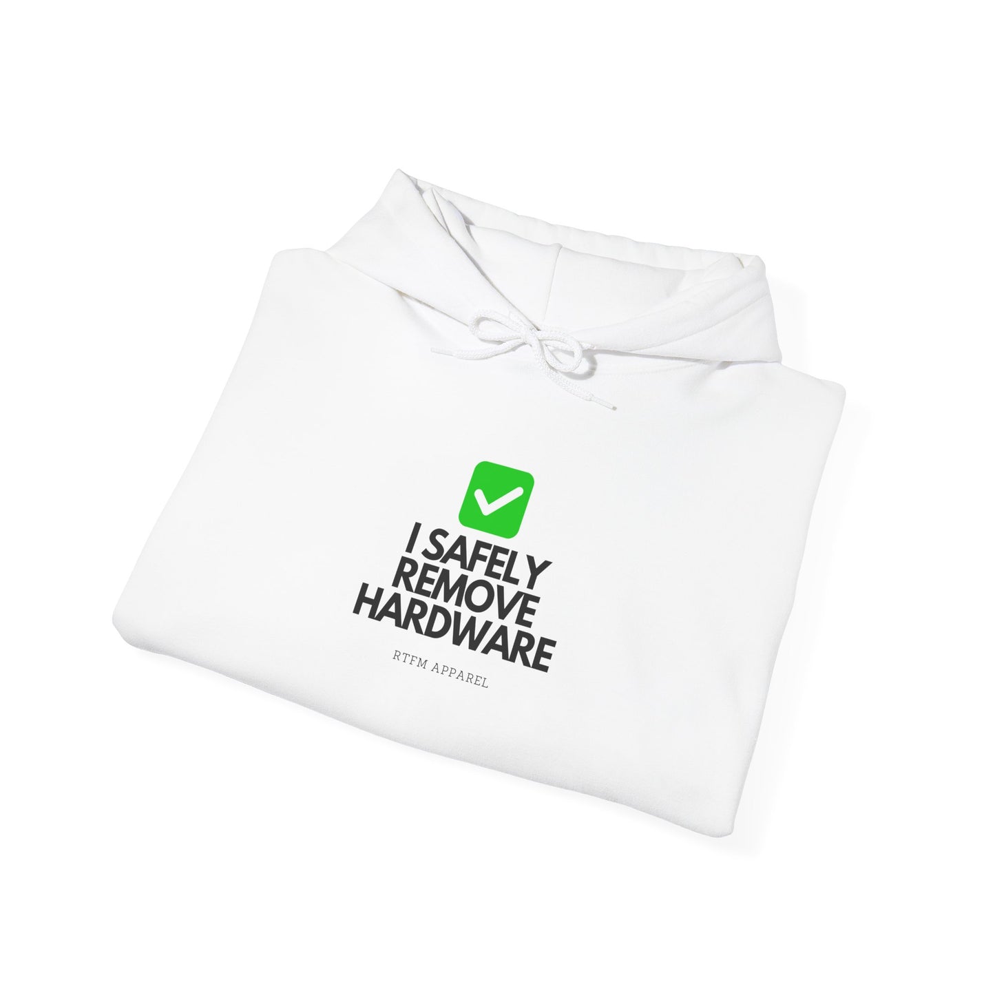 Green Checkmark Hoodie - Mission Accomplished, IT, Cybersecurity, Tech Life, Secured