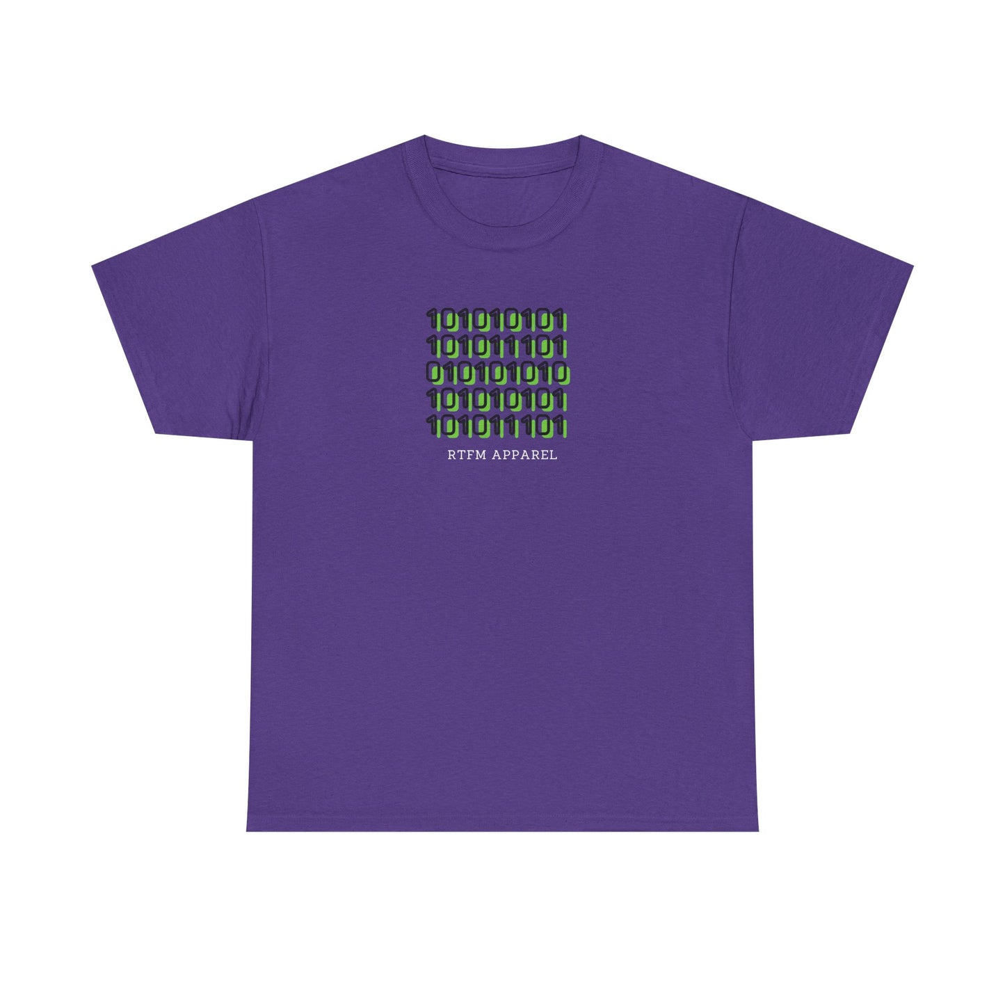 RTFM Binary Code Geek Humor T-Shirt - DevOps, Sysadmin, Tech Nerd, 2025 Design