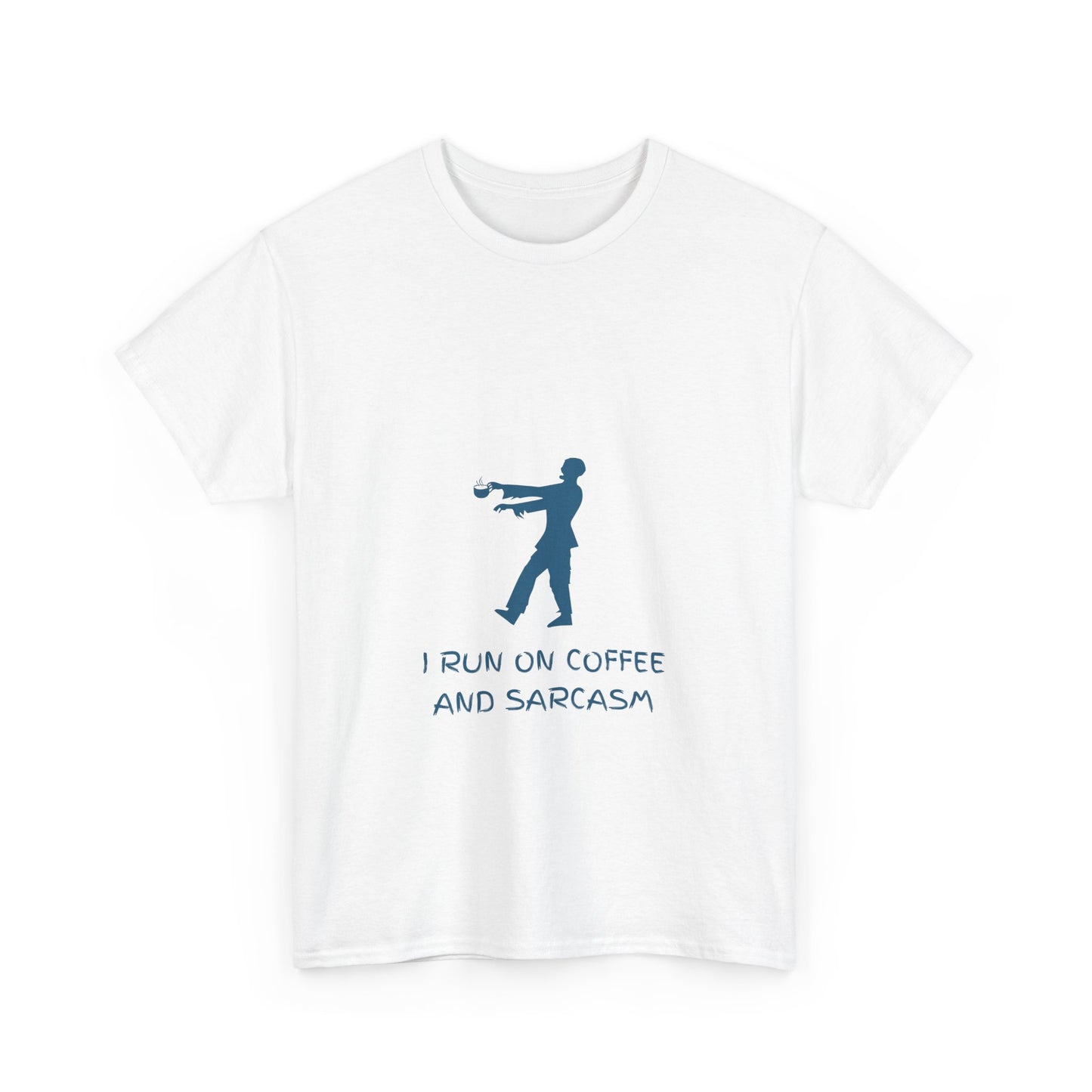 I Run On Coffee And Sarcasm - Funny Tech Geek Humor Tee