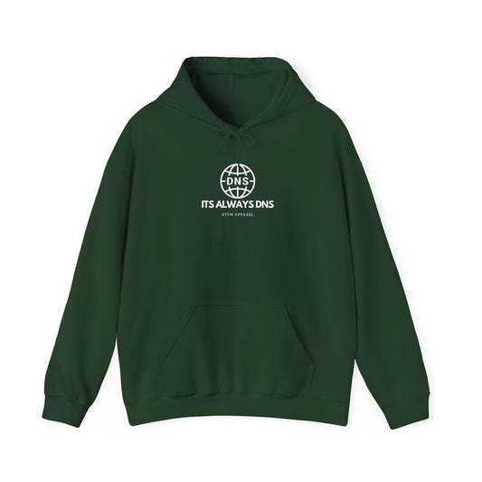 It's Always DNS - RTFM Apparel Funny Network Admin Hoodie