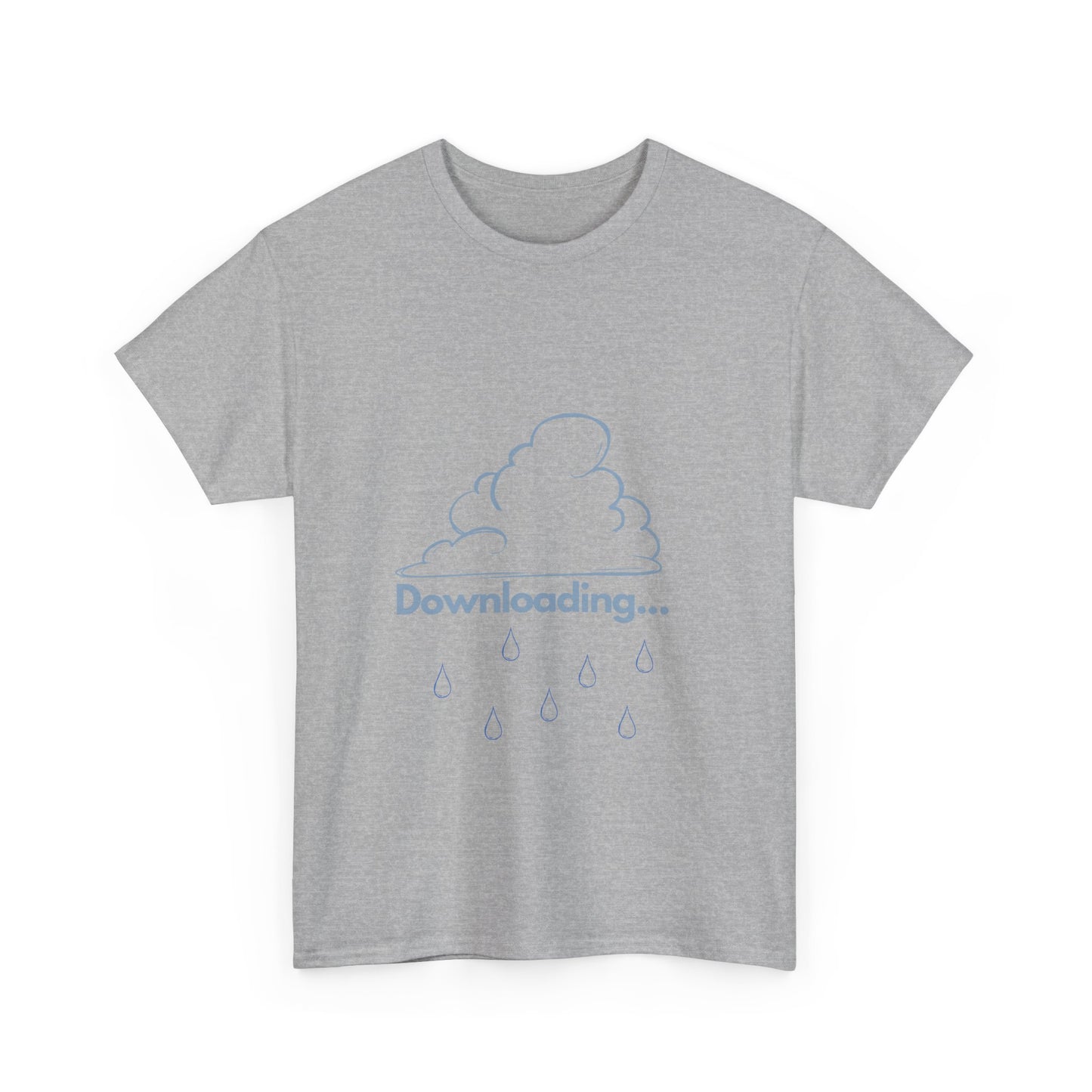 Downloading Cloud Raindrops - Tech Geek Humor