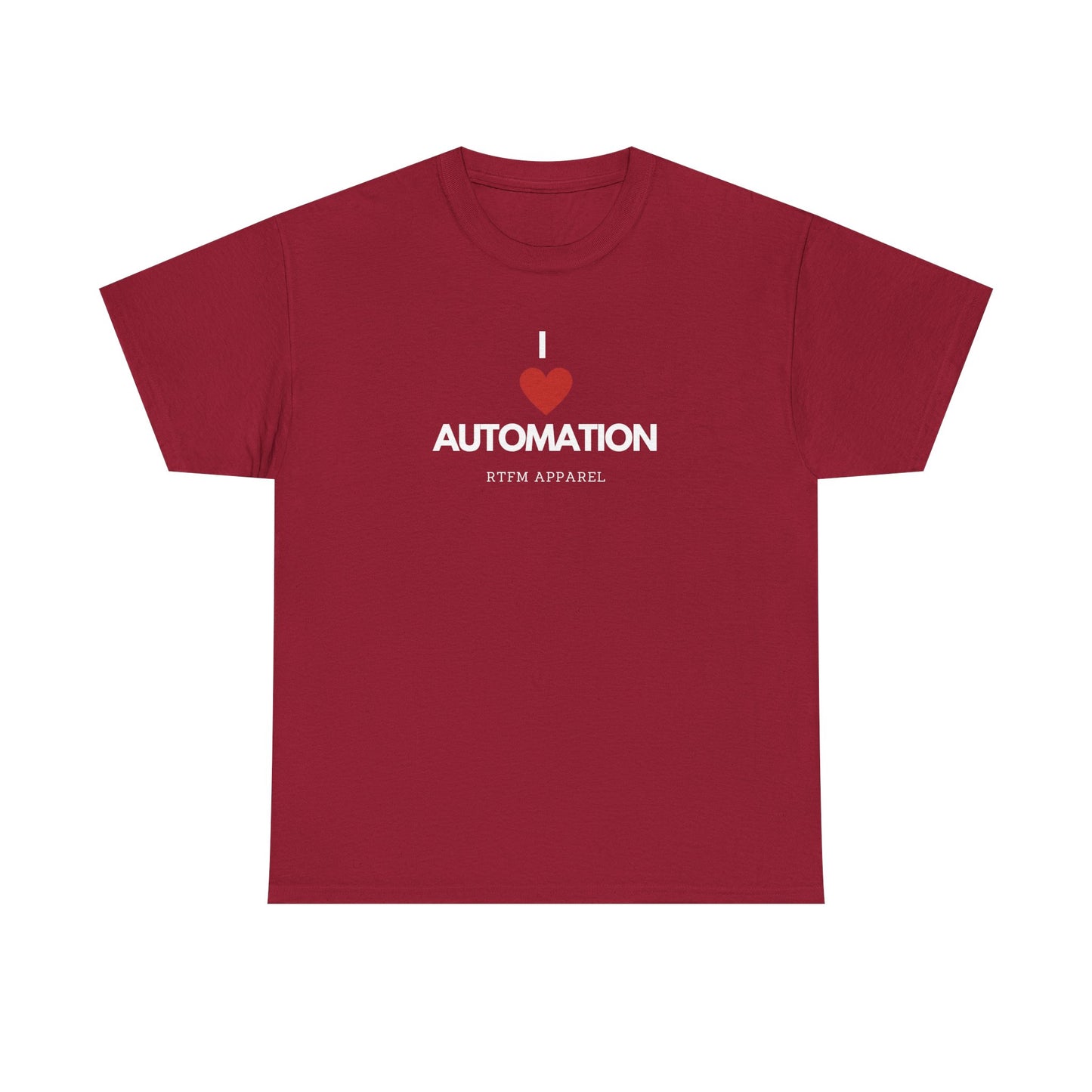 I Love Automation - RTFM Apparel, DevOps Engineer, Tech Humor, IT Professional Gift