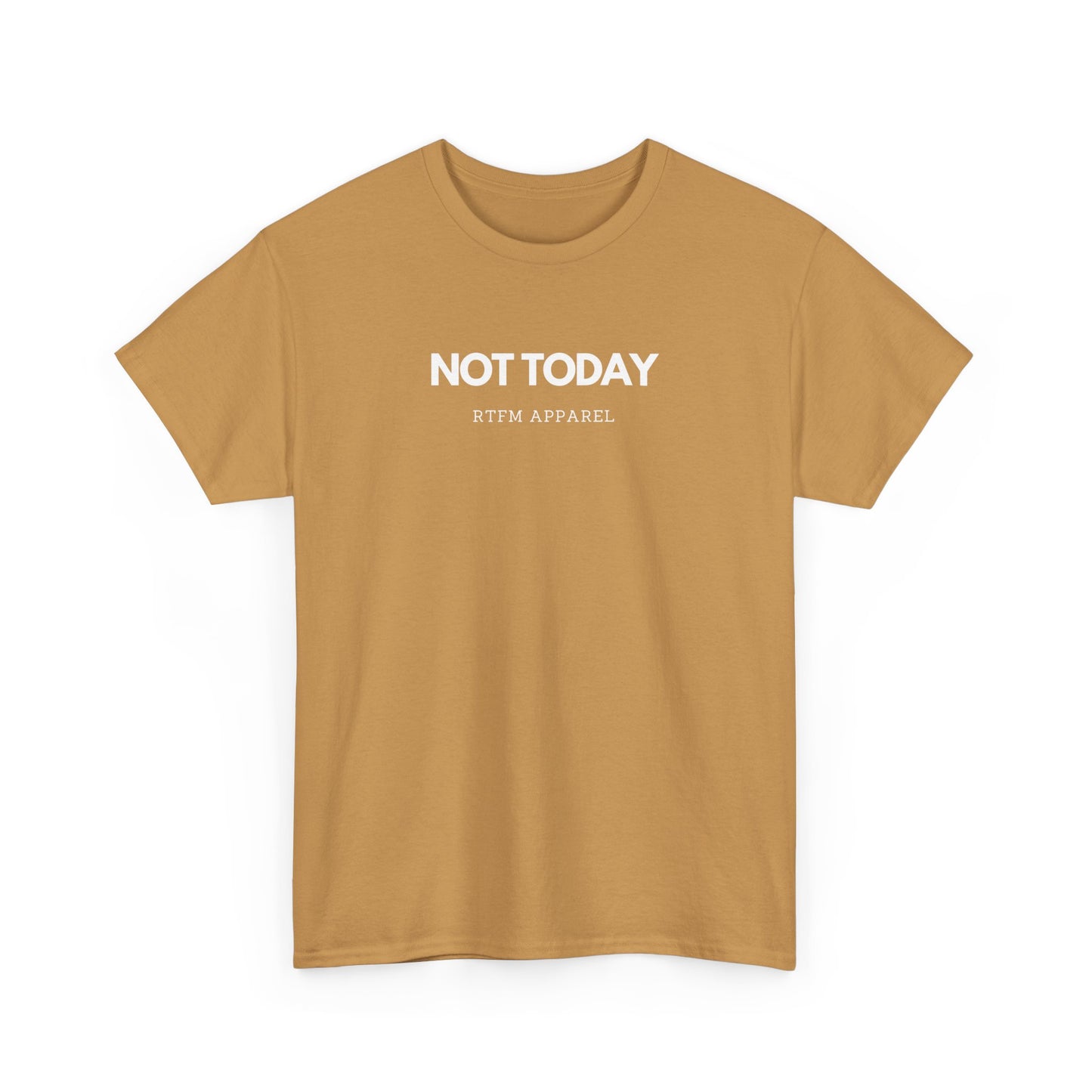 Not Today - RTFM Apparel Funny T-Shirt for Tech, IT, Cyber Security Pros