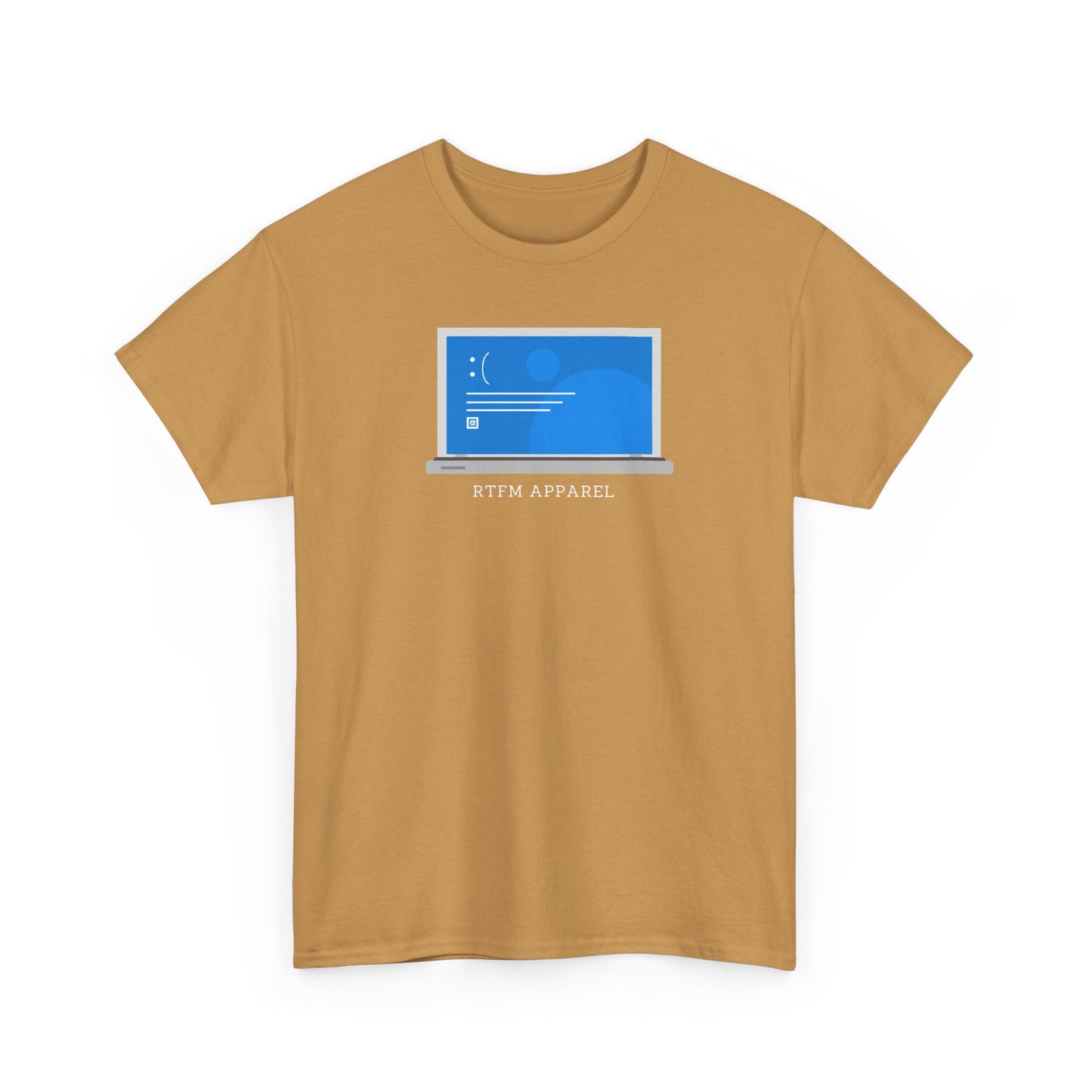 RTFM Apparel Laptop Funny Tech Humor - IT, Cyber Security, Geeky Tee