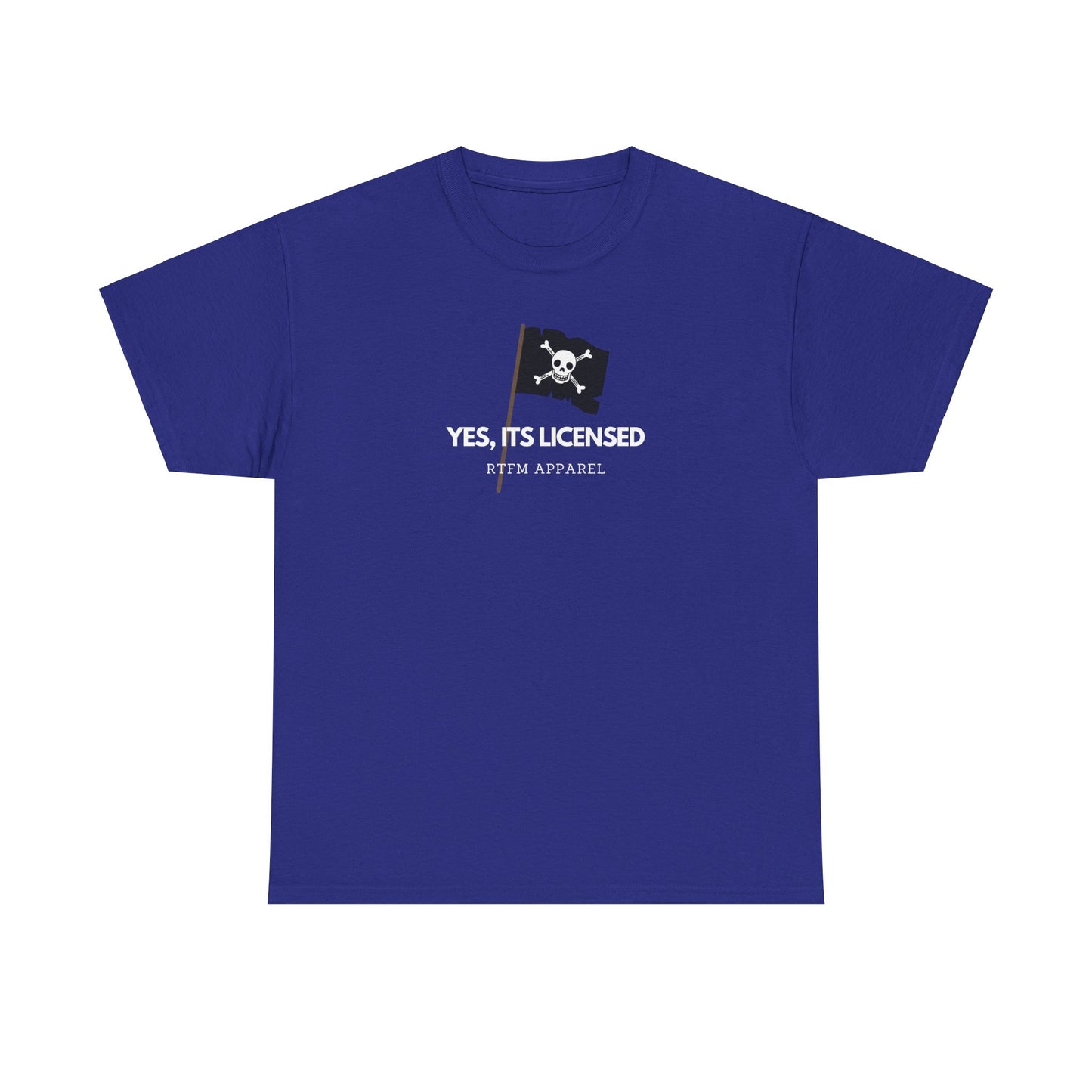 Yes, It's Licensed - Sysadmin, Cybersecurity, RTFM Apparel, Tech Humour