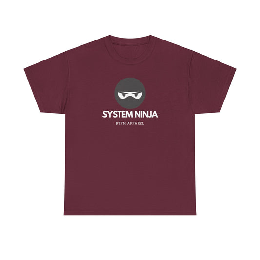 System Ninja T-Shirt - RTFM Apparel - Tech Humor, IT Pro, Cybersecurity