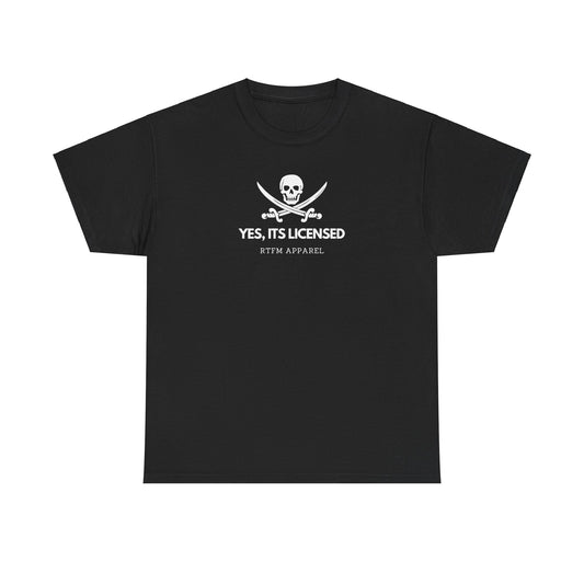 Yes, It's Licensed - RTFM Apparel Skull Humor Tech Geek