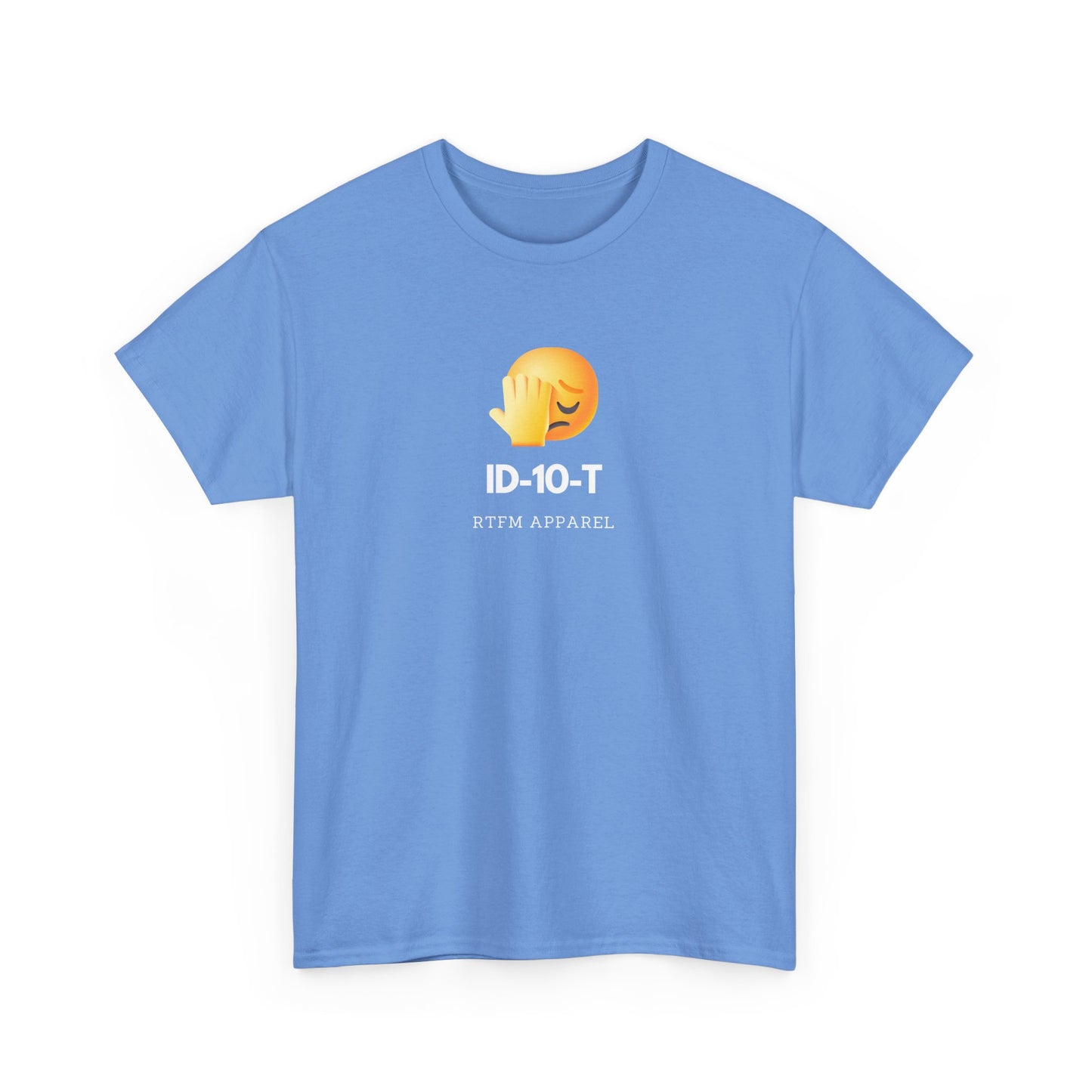 ID-10-T Funny Tech Humor T-Shirt For IT Professionals And Geeks