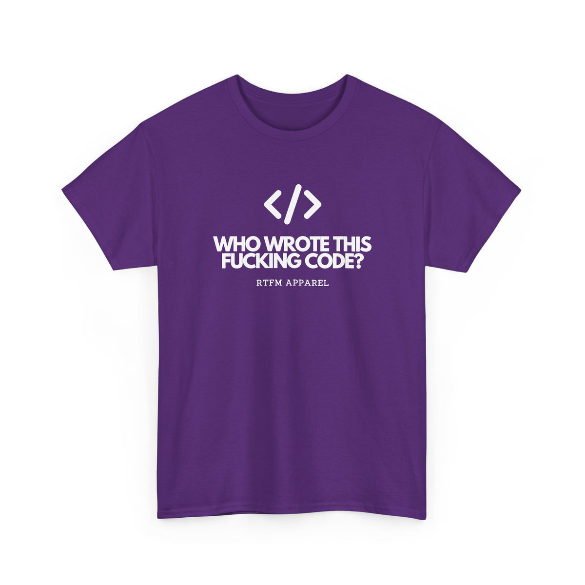 Who Wrote This Code? — Developer Tee