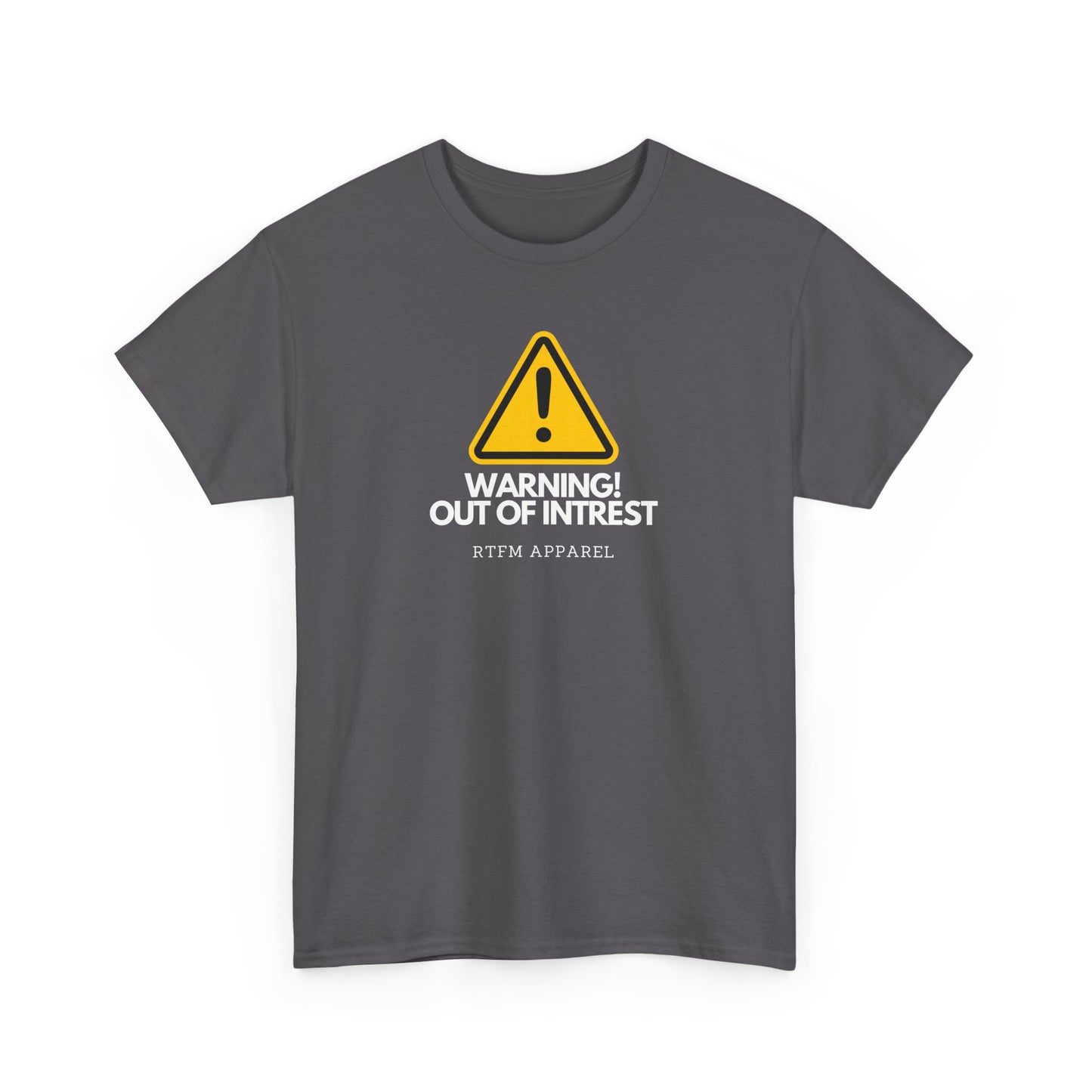 Warning Out Of Interest Funny Tech Humor IT Geek Tshirt For Developers
