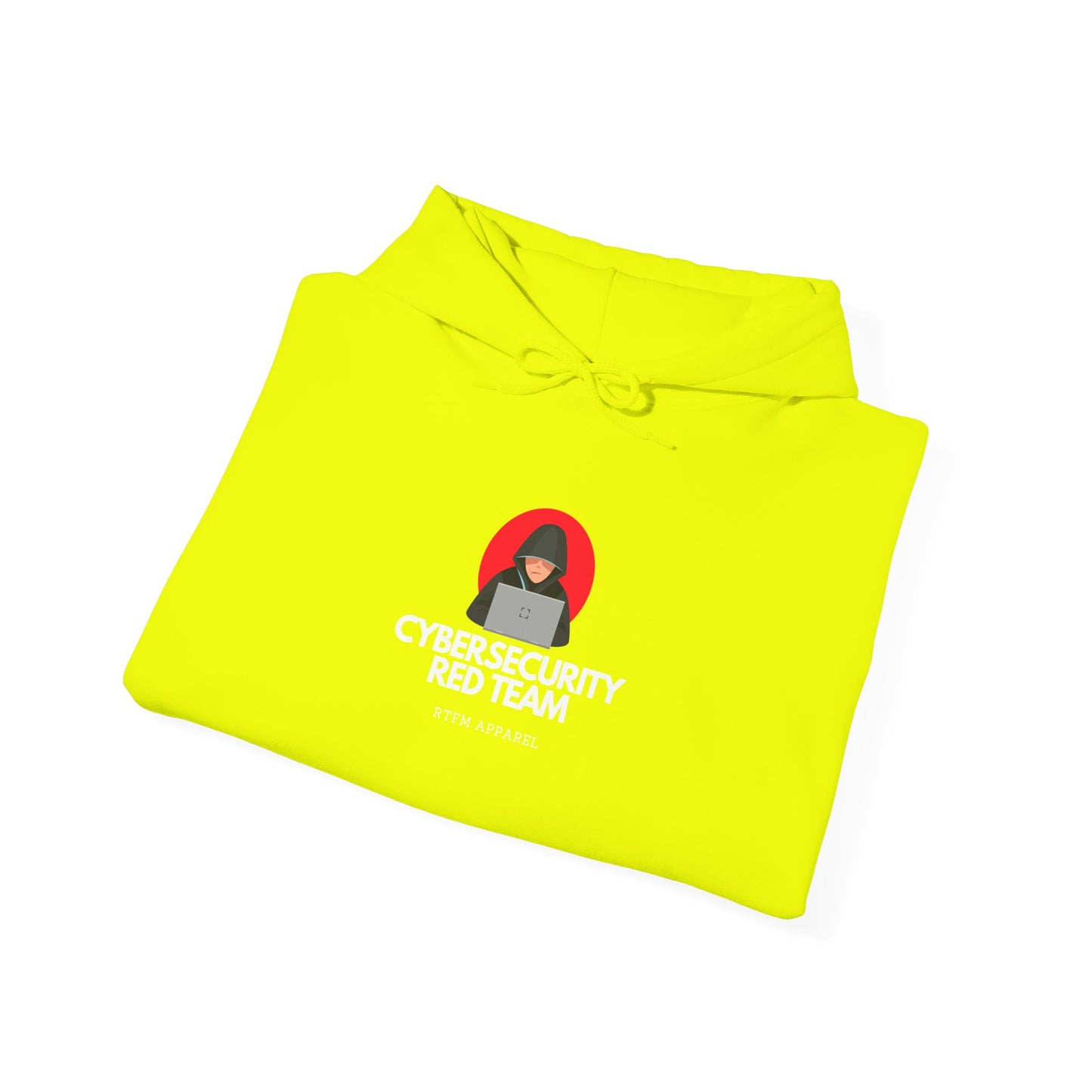 Cybersecurity Red Team Hoodie Hacker Lifestyle - Funny Tech Geek RTFM Apparel