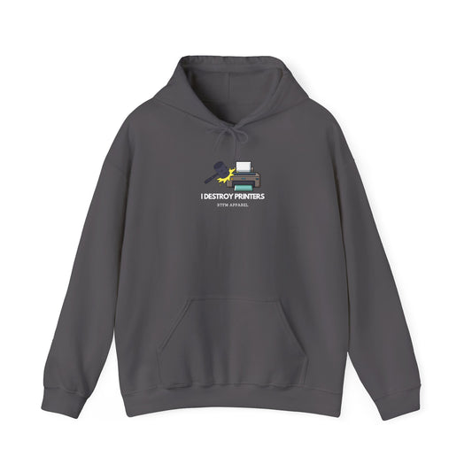 I Destroy Printers Funny — Sysadmin Hoodie