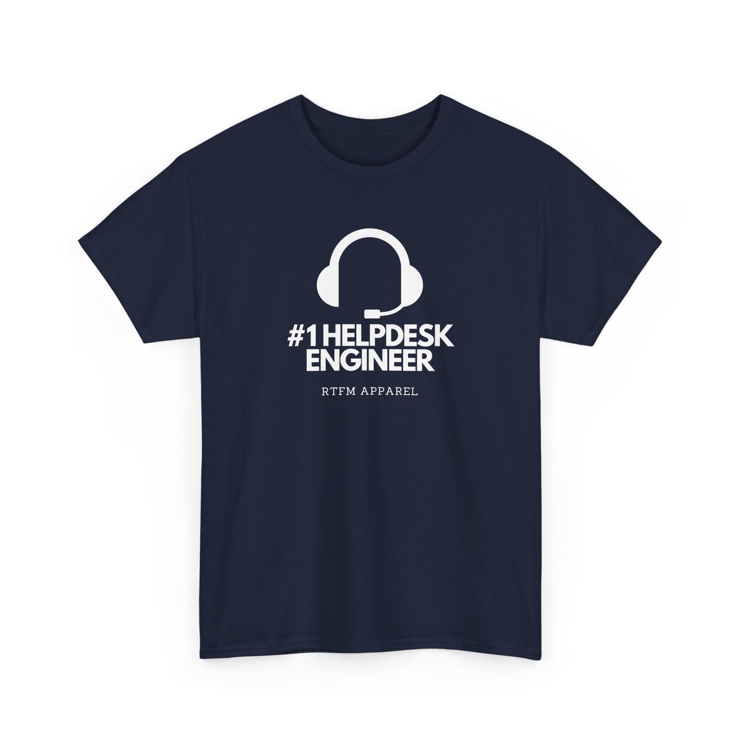 #1 Helpdesk Engineer Headset RTFM Apparel - Funny Tech, IT, Sysadmin