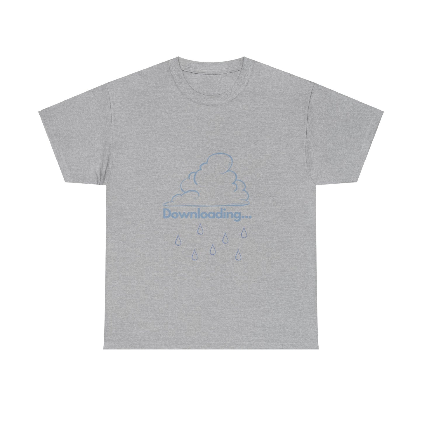 Downloading Cloud Raindrops - Tech Geek Humor