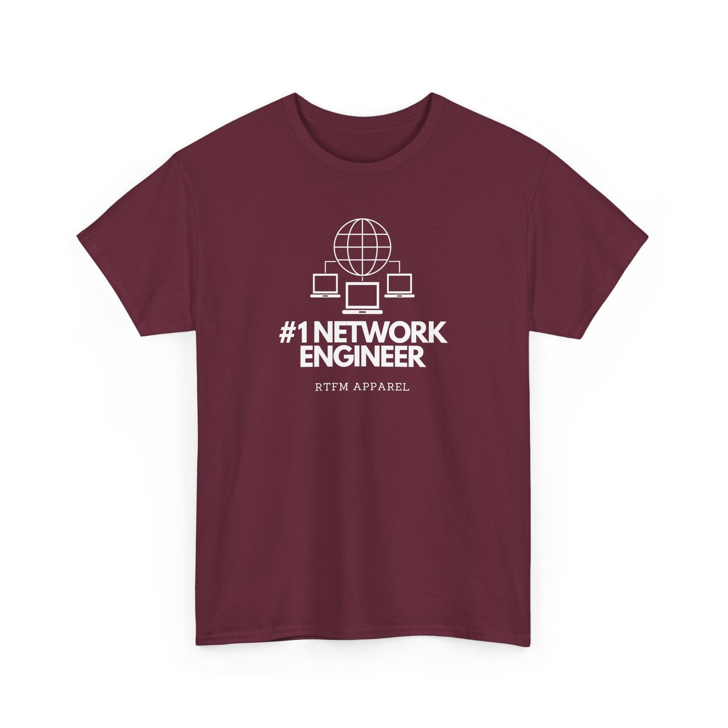 #1 Network Engineer RTFM Apparel - Funny Sysadmin, IT Pro, Network Shirt