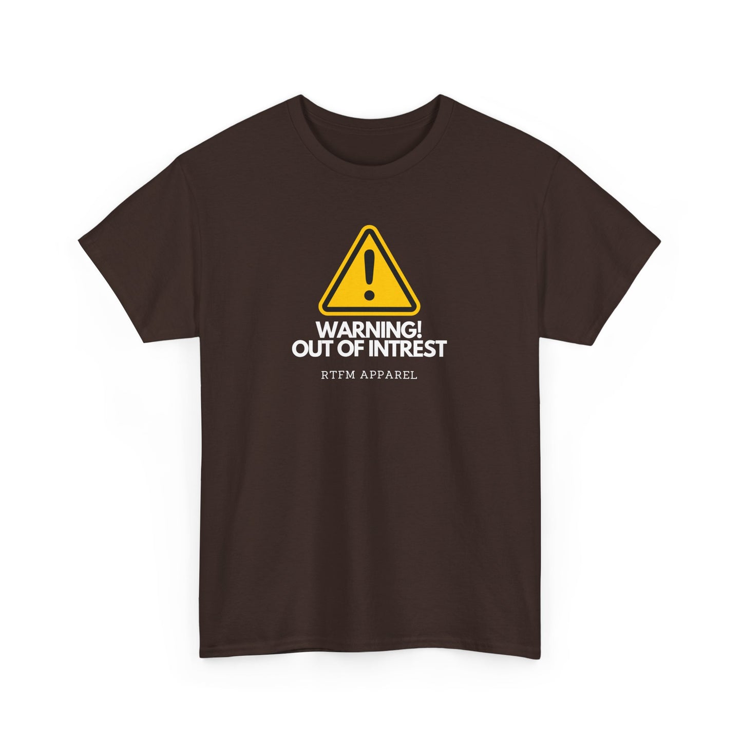 Warning Out Of Interest Funny Tech Humor IT Geek Tshirt For Developers